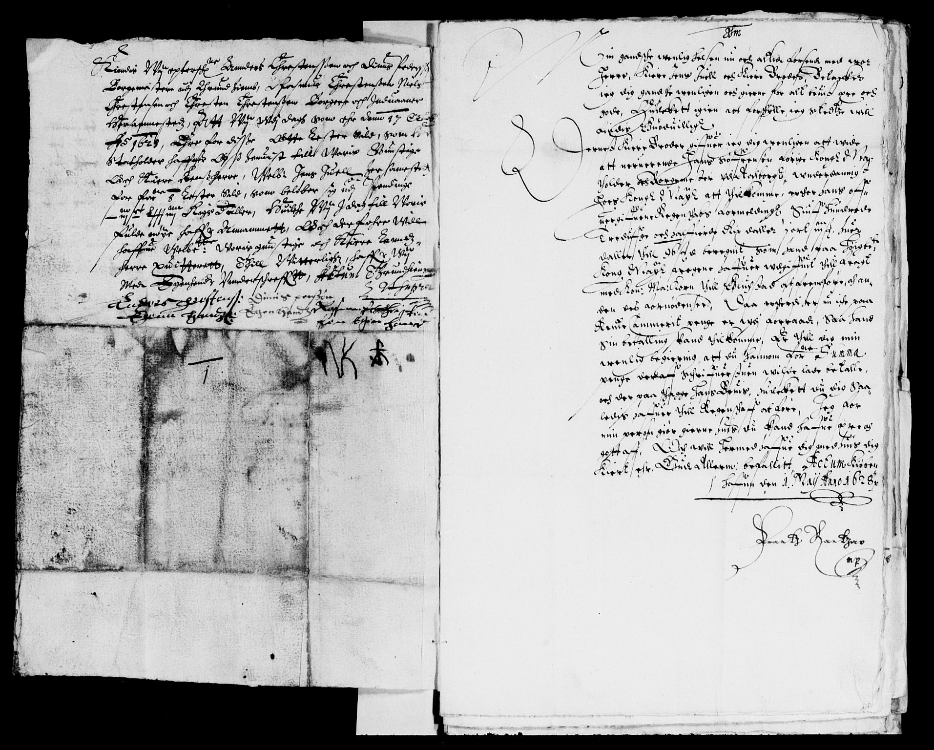 Rentekammeret inntil 1814, Reviderte regnskaper, Lensregnskaper, AV/RA-EA-5023/R/Rb/Rbw/L0036: Trondheim len, 1628-1629