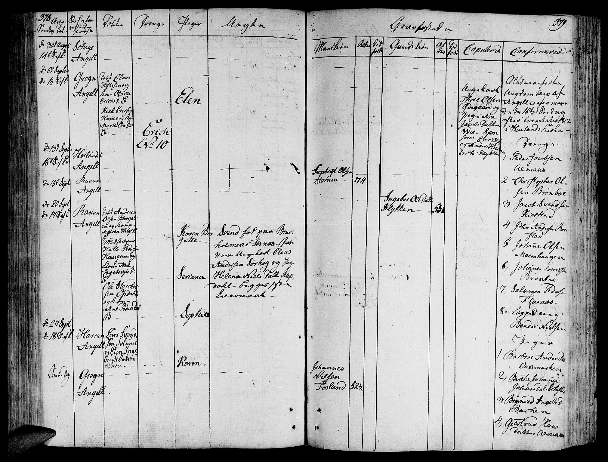 Ministerialprotokoller, klokkerbøker og fødselsregistre - Nord-Trøndelag, SAT/A-1458/764/L0545: Ministerialbok nr. 764A05, 1799-1816, s. 378-379