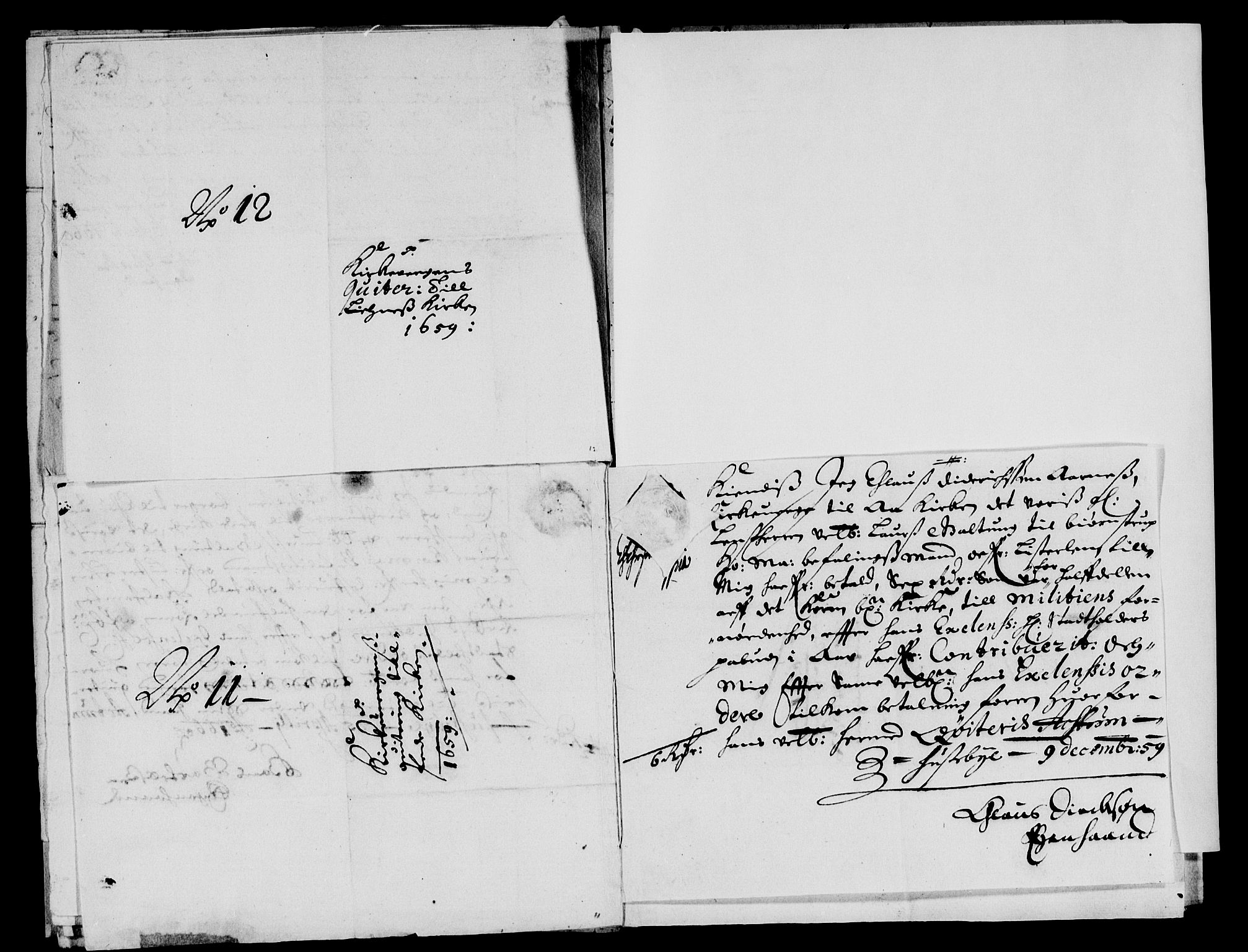 Rentekammeret inntil 1814, Reviderte regnskaper, Lensregnskaper, AV/RA-EA-5023/R/Rb/Rbr/L0022: Lista len, 1658-1660