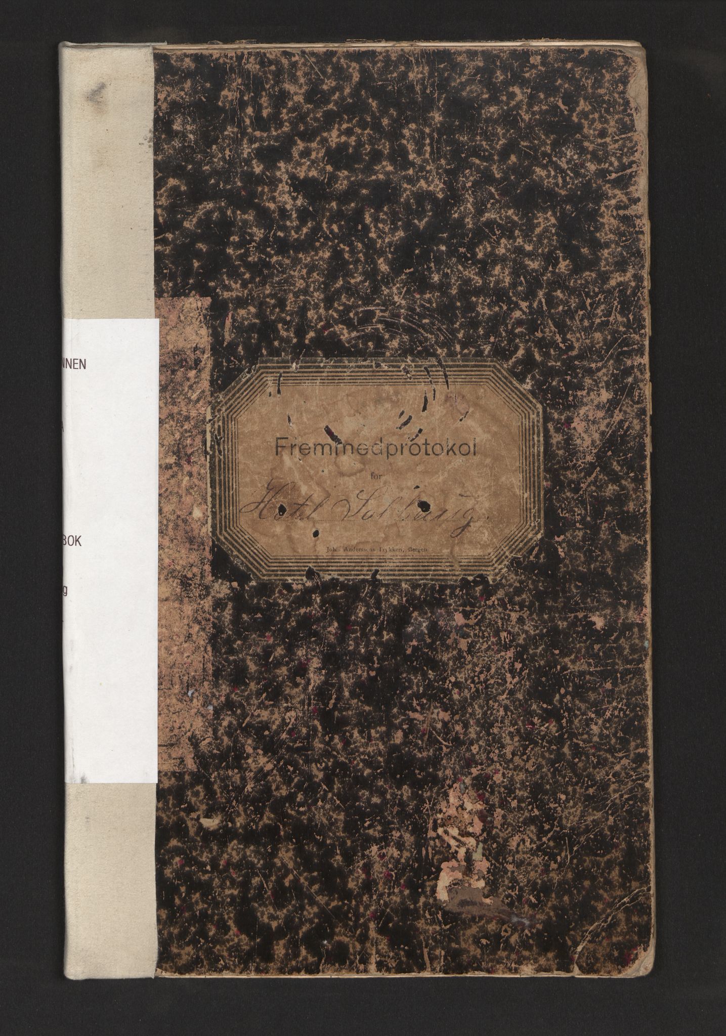 Lensmannen i Fana, AV/SAB-A-31801/0020/L0002: Framandbok for Hotell Solhaug, 1901-1922
