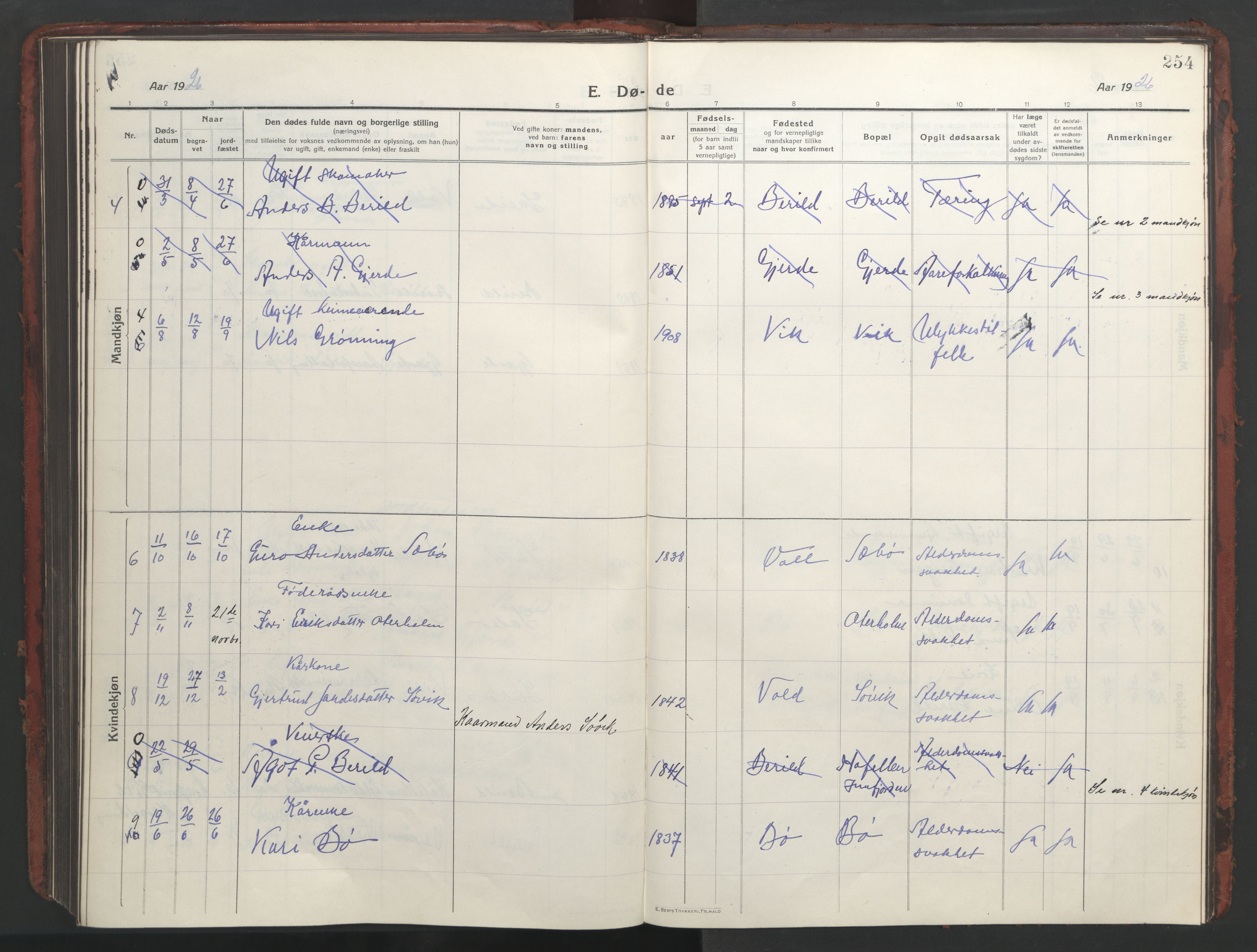 Ministerialprotokoller, klokkerbøker og fødselsregistre - Møre og Romsdal, AV/SAT-A-1454/543/L0565: Klokkerbok nr. 543C03, 1916-1955, s. 1