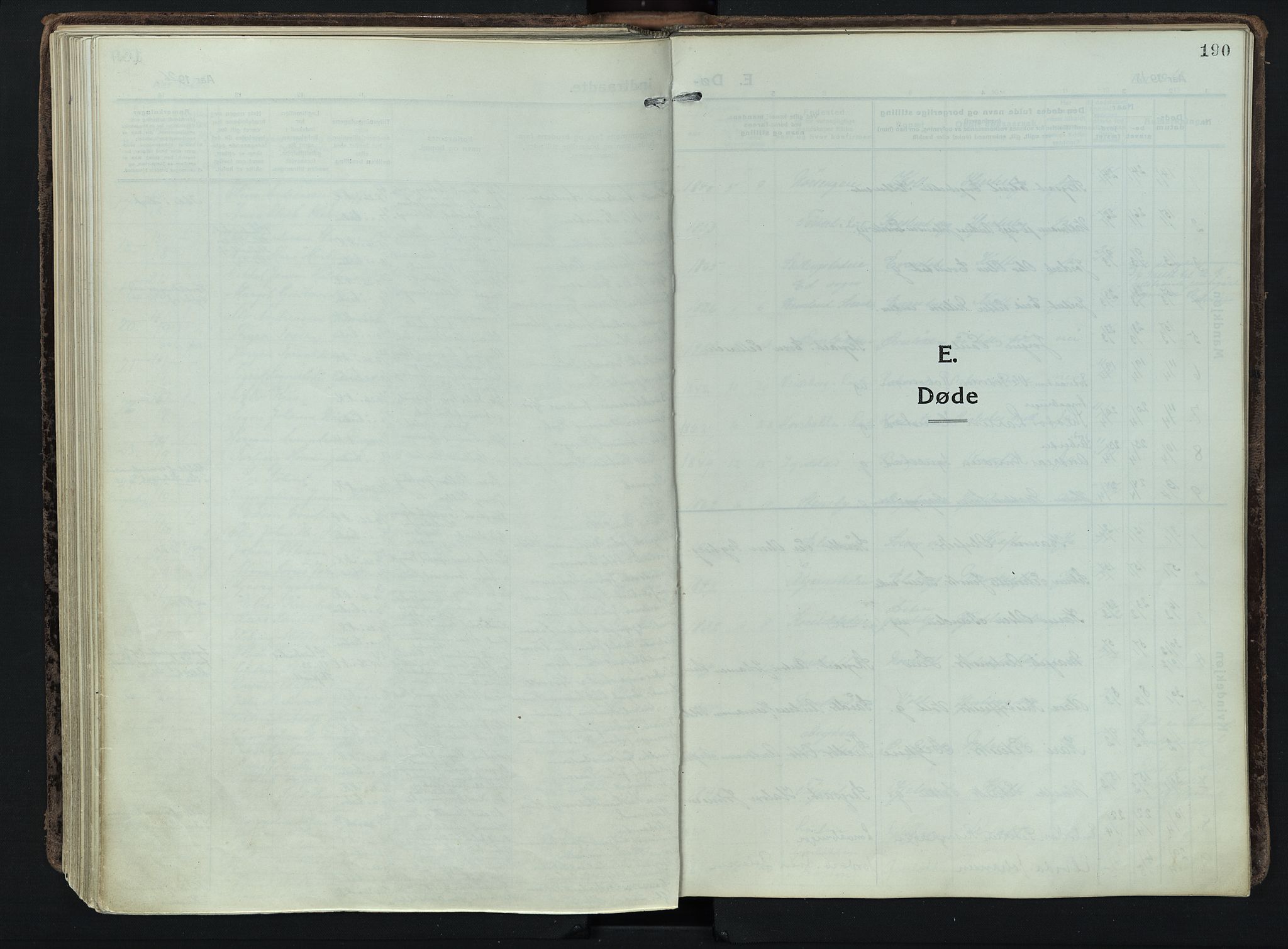 Løten prestekontor, SAH/PREST-022/K/Ka/L0012: Ministerialbok nr. 12, 1918-1926, s. 190