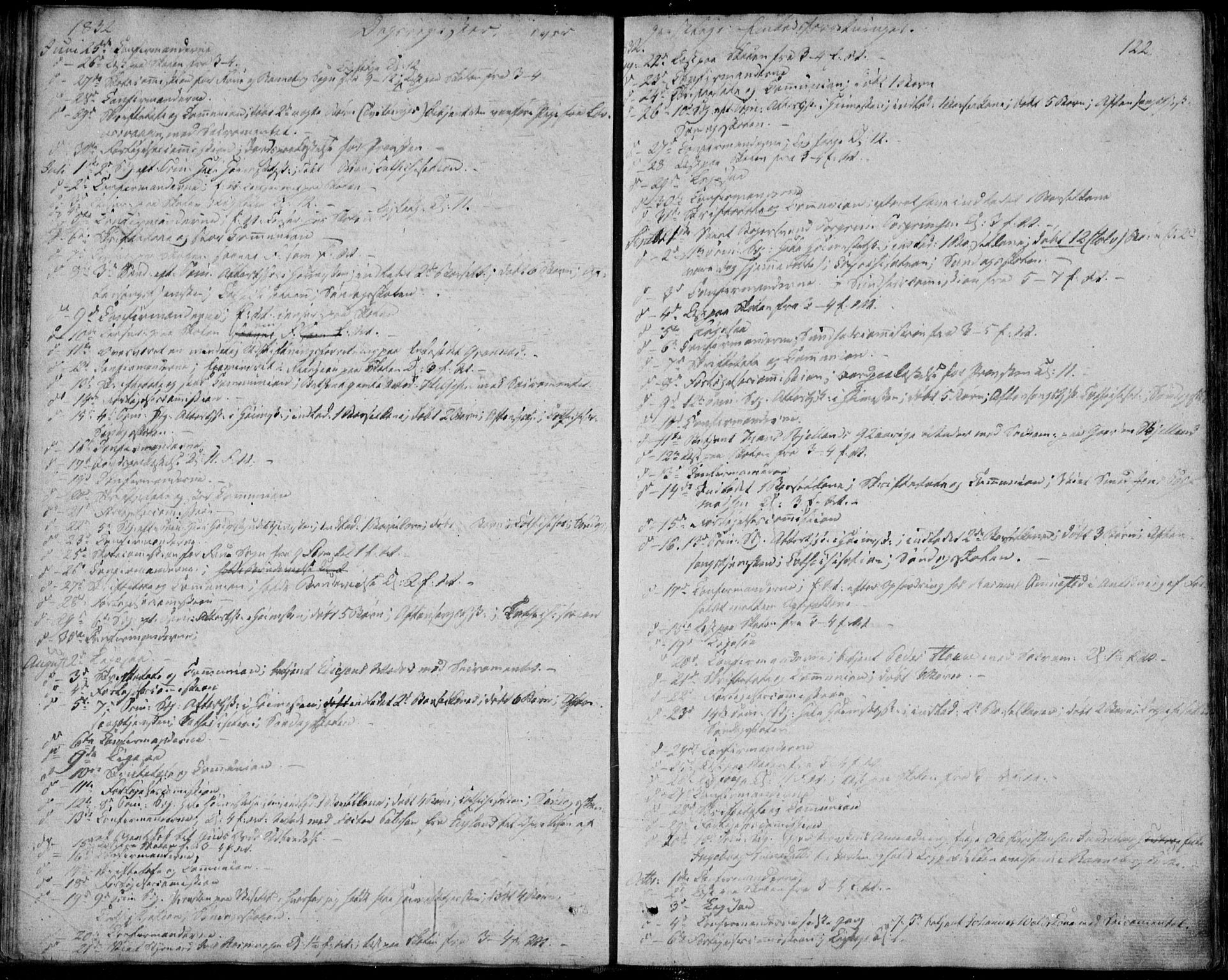 Domkirken sokneprestkontor, AV/SAST-A-101812/001/30/30BA/L0013: Ministerialbok nr. A 12, 1823-1861, s. 122
