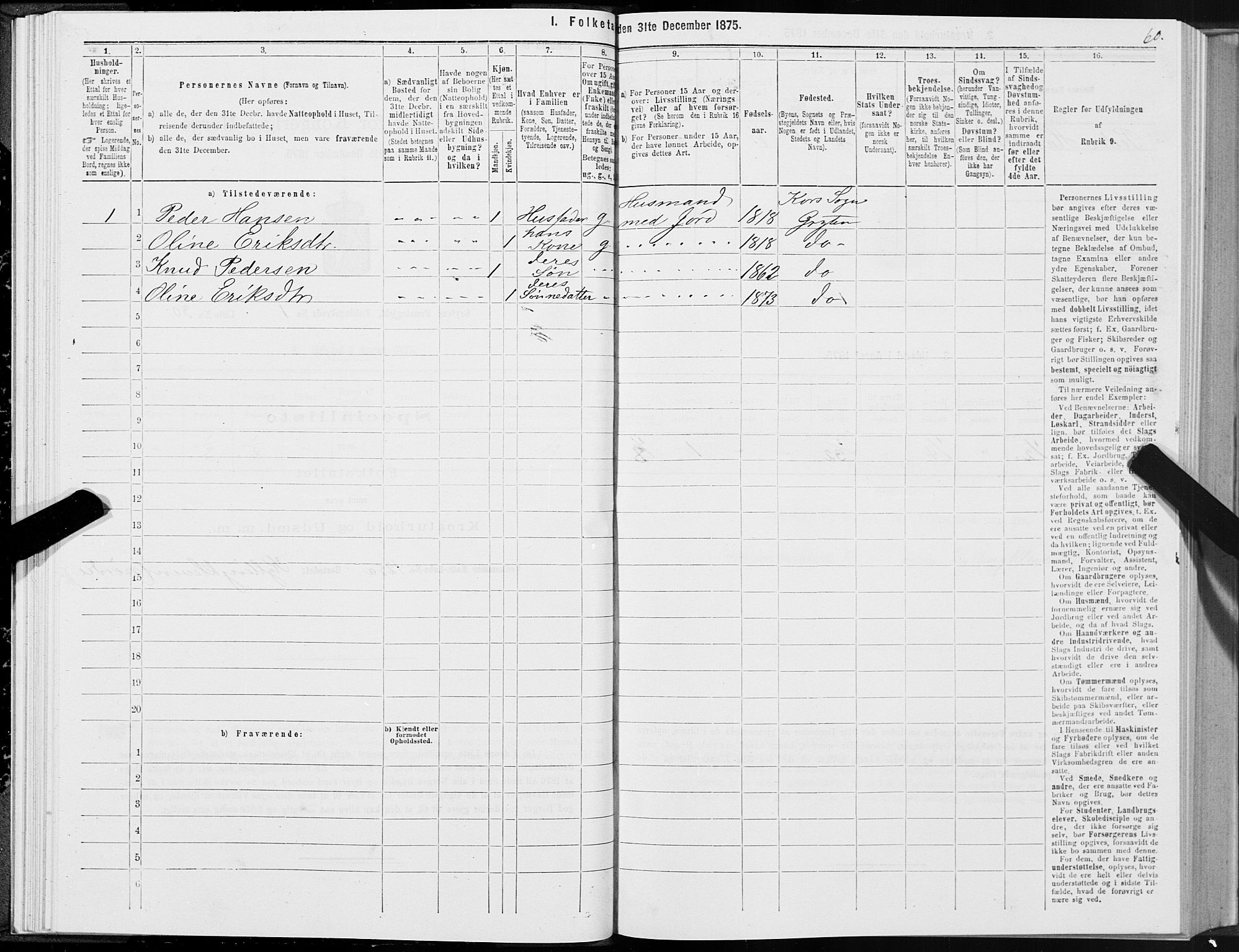 SAT, Folketelling 1875 for 1539P Grytten prestegjeld, 1875, s. 1060