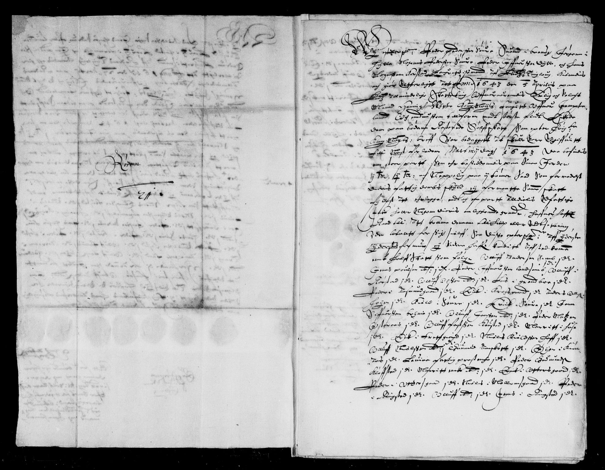 Rentekammeret inntil 1814, Reviderte regnskaper, Lensregnskaper, AV/RA-EA-5023/R/Rb/Rbw/L0075: Trondheim len, 1640-1643