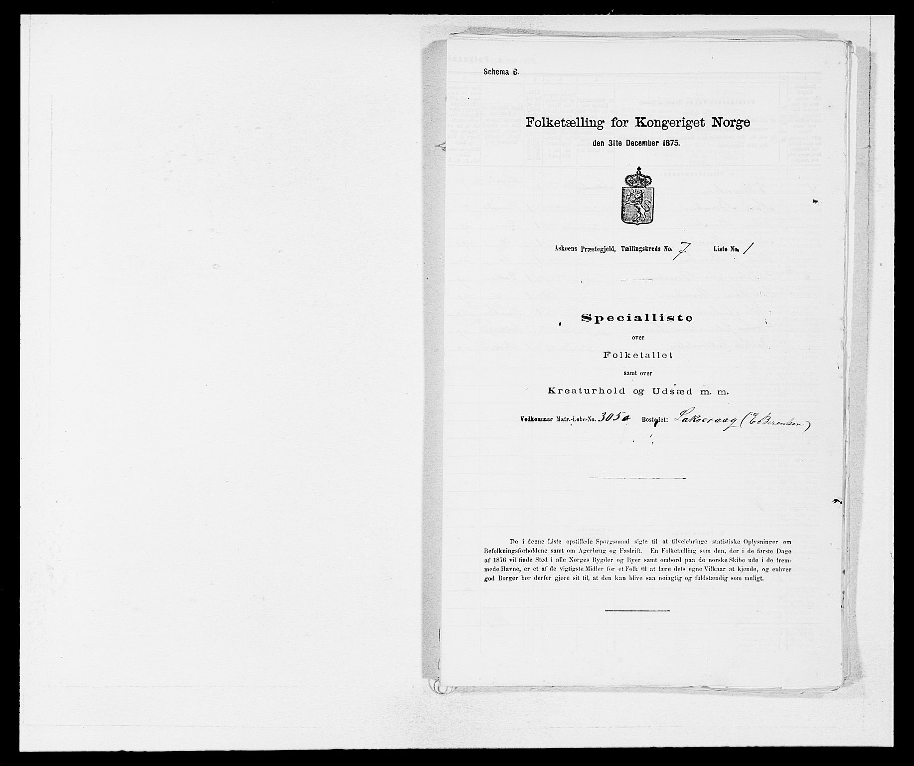 SAB, Folketelling 1875 for 1247P Askøy prestegjeld, 1875, s. 1058