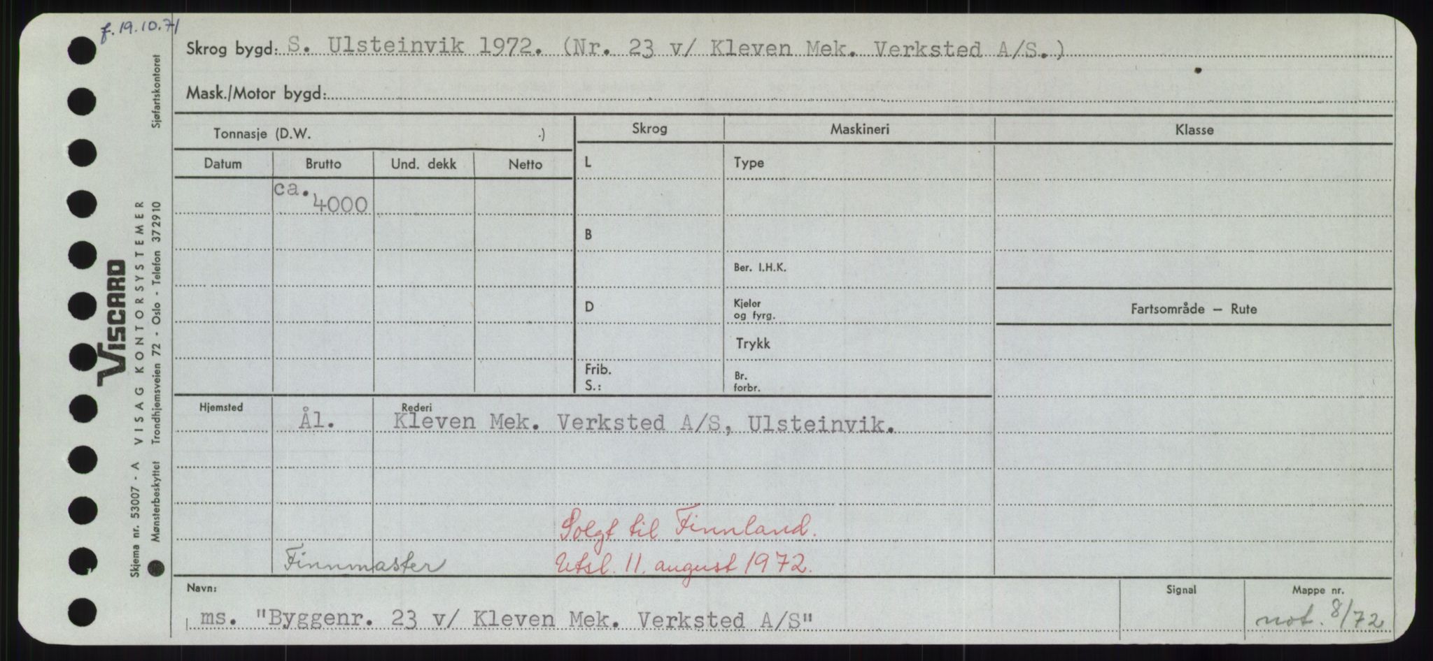 Sjøfartsdirektoratet med forløpere, Skipsmålingen, AV/RA-S-1627/H/Hd/L0006: Fartøy, Byg-Båt, s. 413