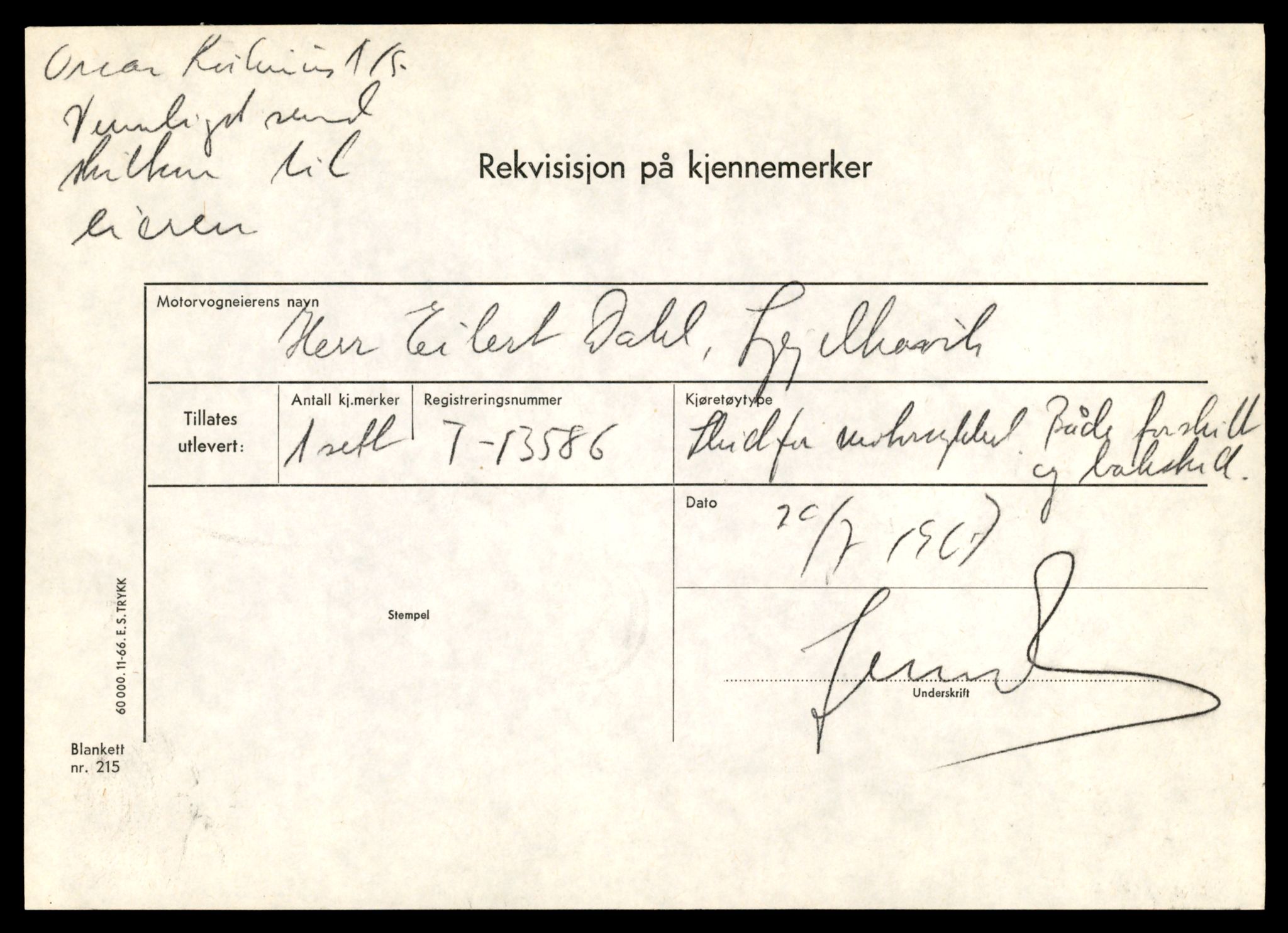 Møre og Romsdal vegkontor - Ålesund trafikkstasjon, AV/SAT-A-4099/F/Fe/L0049: Registreringskort for kjøretøy T 14864 - T 18613, 1927-1998, s. 3261