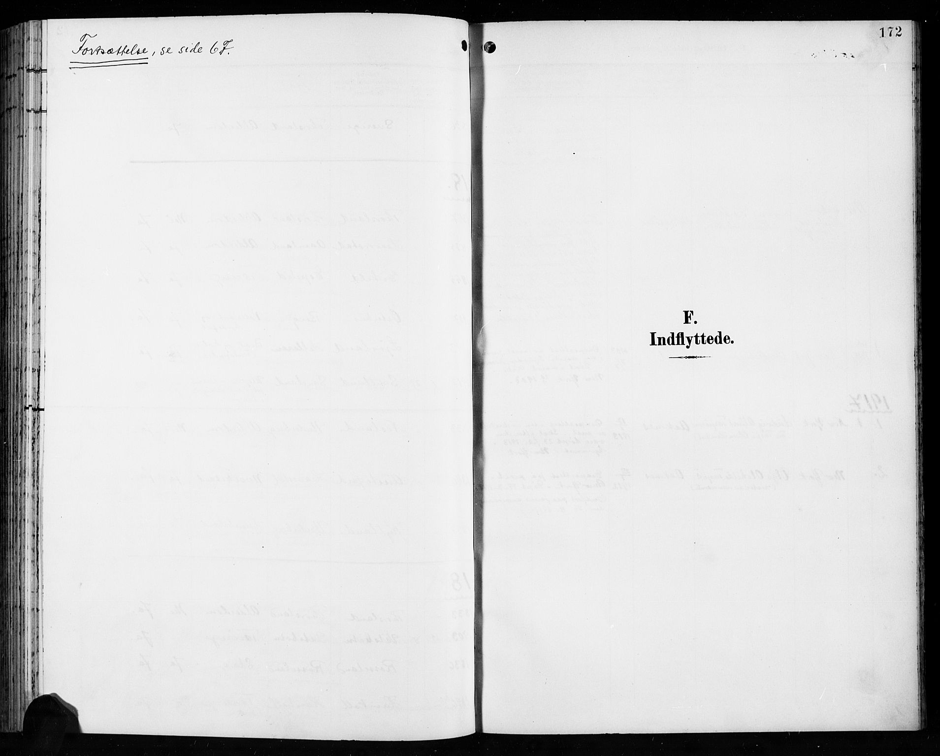 Åseral sokneprestkontor, AV/SAK-1111-0051/F/Fb/L0003: Klokkerbok nr. B 3, 1900-1919, s. 172
