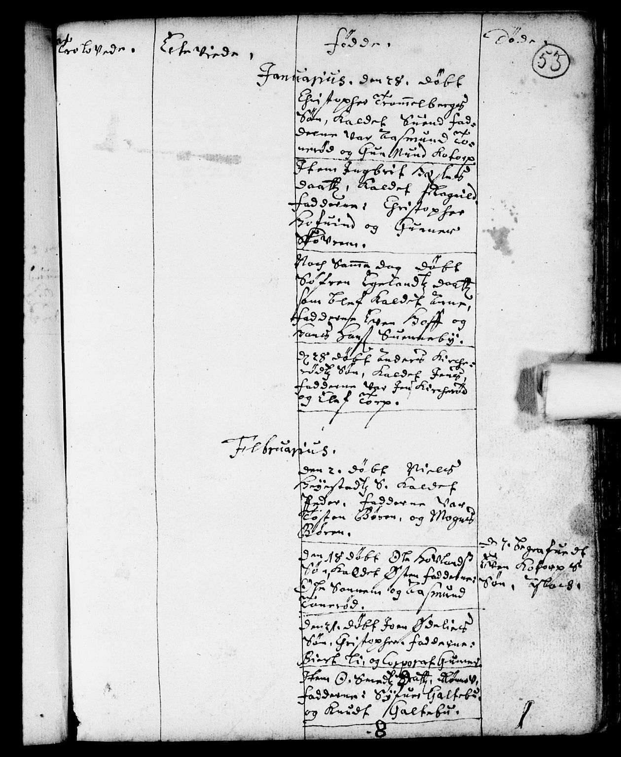 Spydeberg prestekontor Kirkebøker, AV/SAO-A-10924/F/Fa/L0001: Ministerialbok nr. I 1, 1696-1738, s. 53
