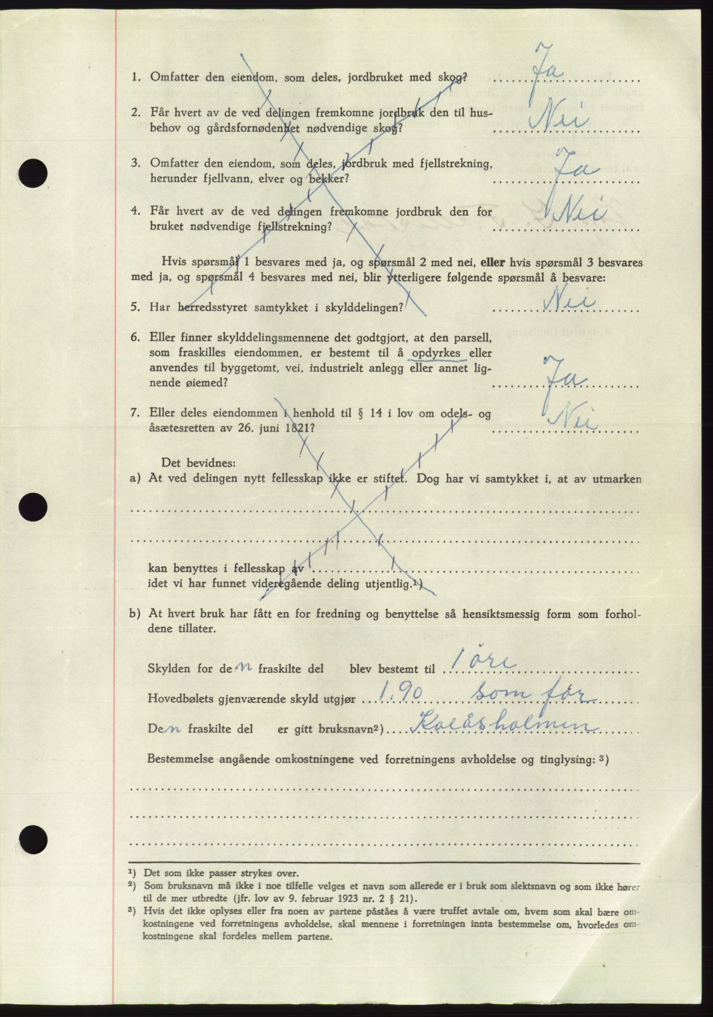 Søre Sunnmøre sorenskriveri, AV/SAT-A-4122/1/2/2C/L0090: Pantebok nr. 16A, 1951-1951, Dagboknr: 2383/1951