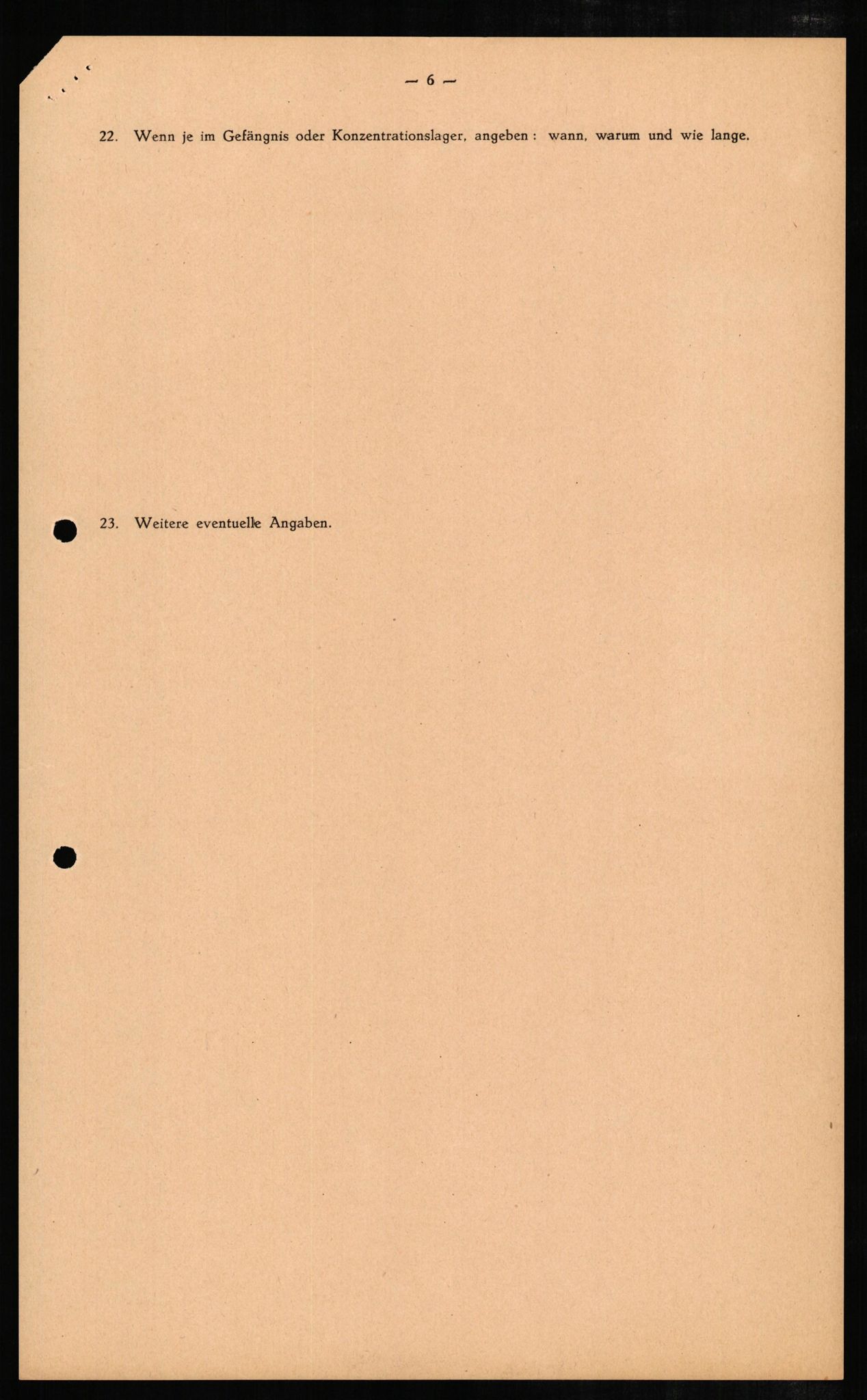 Forsvaret, Forsvarets overkommando II, RA/RAFA-3915/D/Db/L0007: CI Questionaires. Tyske okkupasjonsstyrker i Norge. Tyskere., 1945-1946, s. 130
