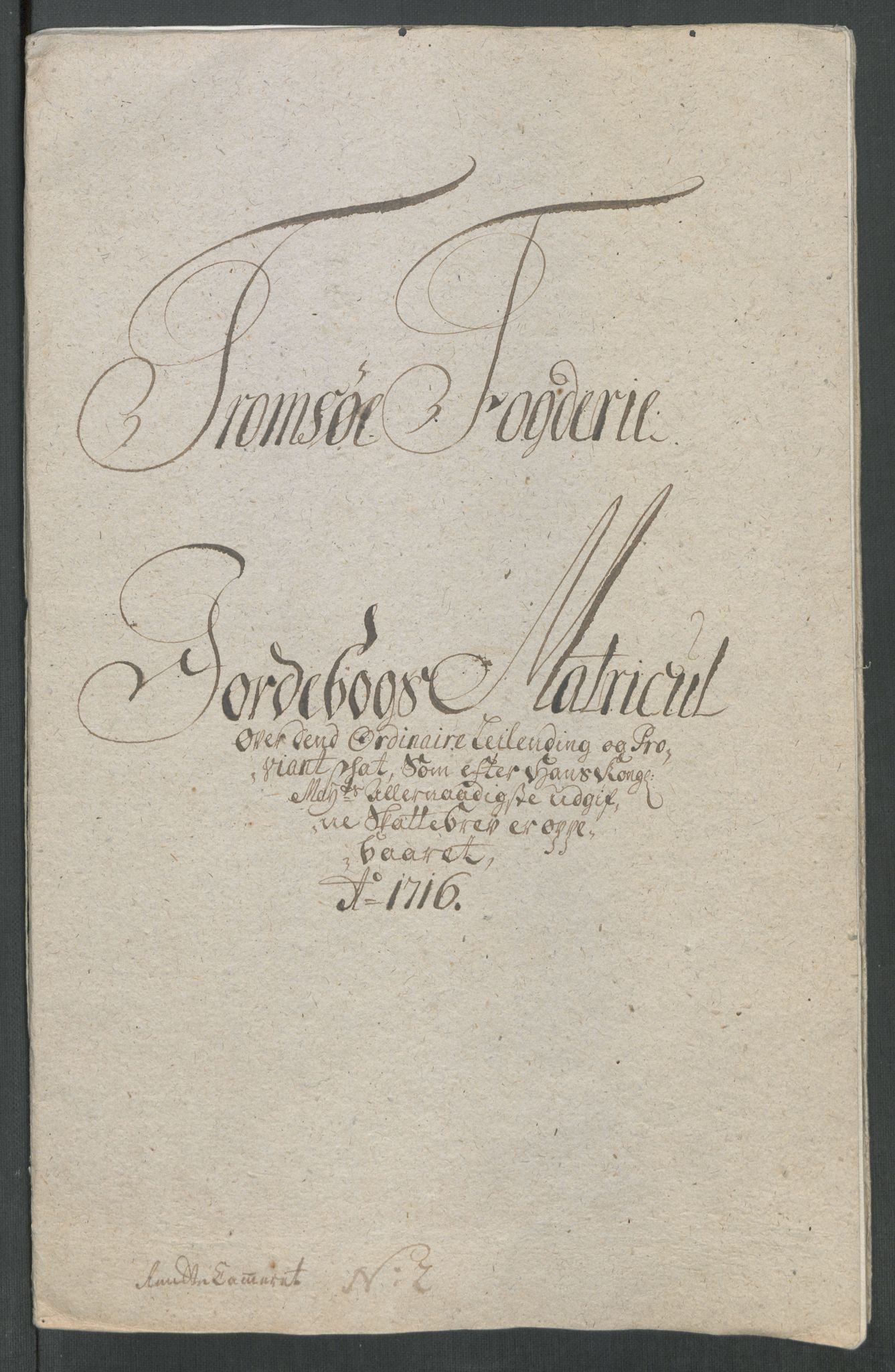 Rentekammeret inntil 1814, Reviderte regnskaper, Fogderegnskap, AV/RA-EA-4092/R68/L4762: Fogderegnskap Senja og Troms, 1716, s. 43