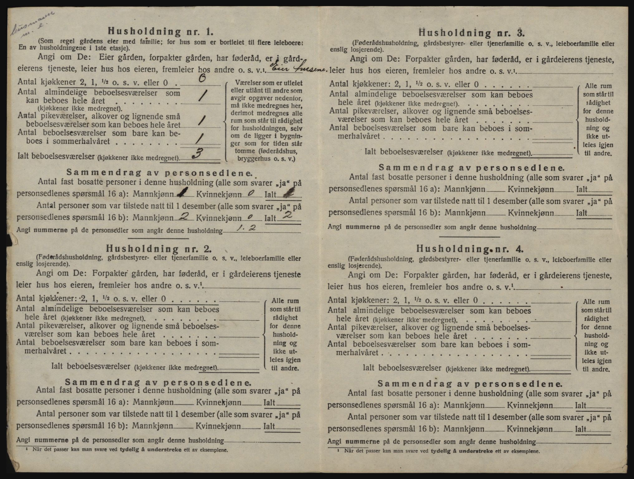 SAT, Folketelling 1920 for 1635 Rennebu herred, 1920, s. 1057