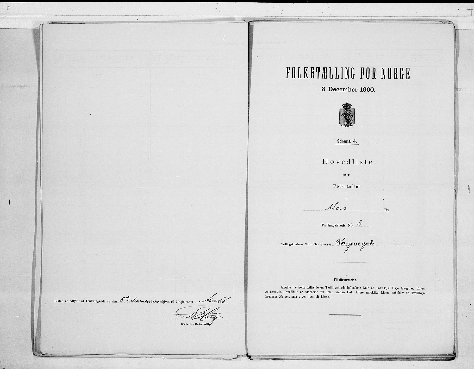 SAO, Folketelling 1900 for 0104 Moss kjøpstad, 1900, s. 8