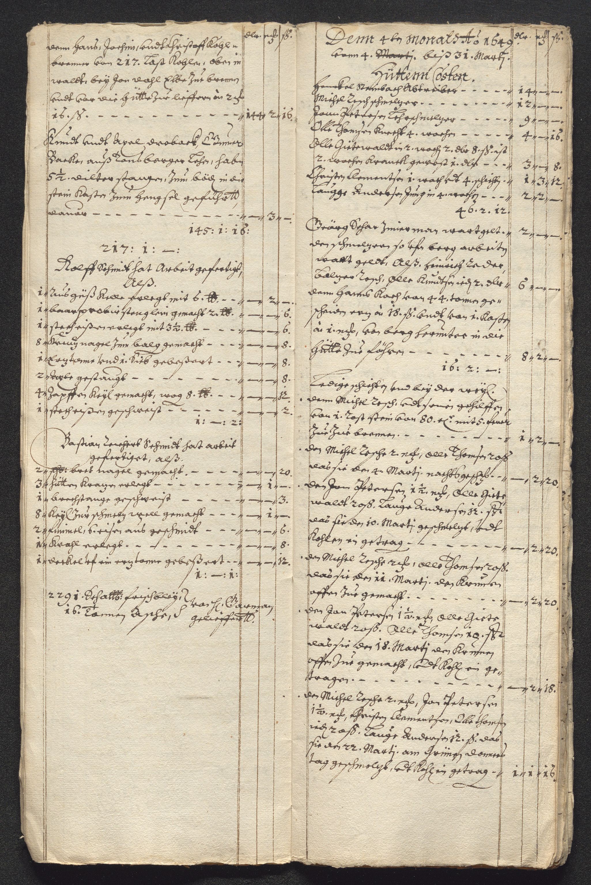 Kongsberg Sølvverk 1623-1816, AV/SAKO-EA-3135/001/D/Dc/Dcd/L0023: Utgiftsregnskap for gruver m.m., 1649, s. 695