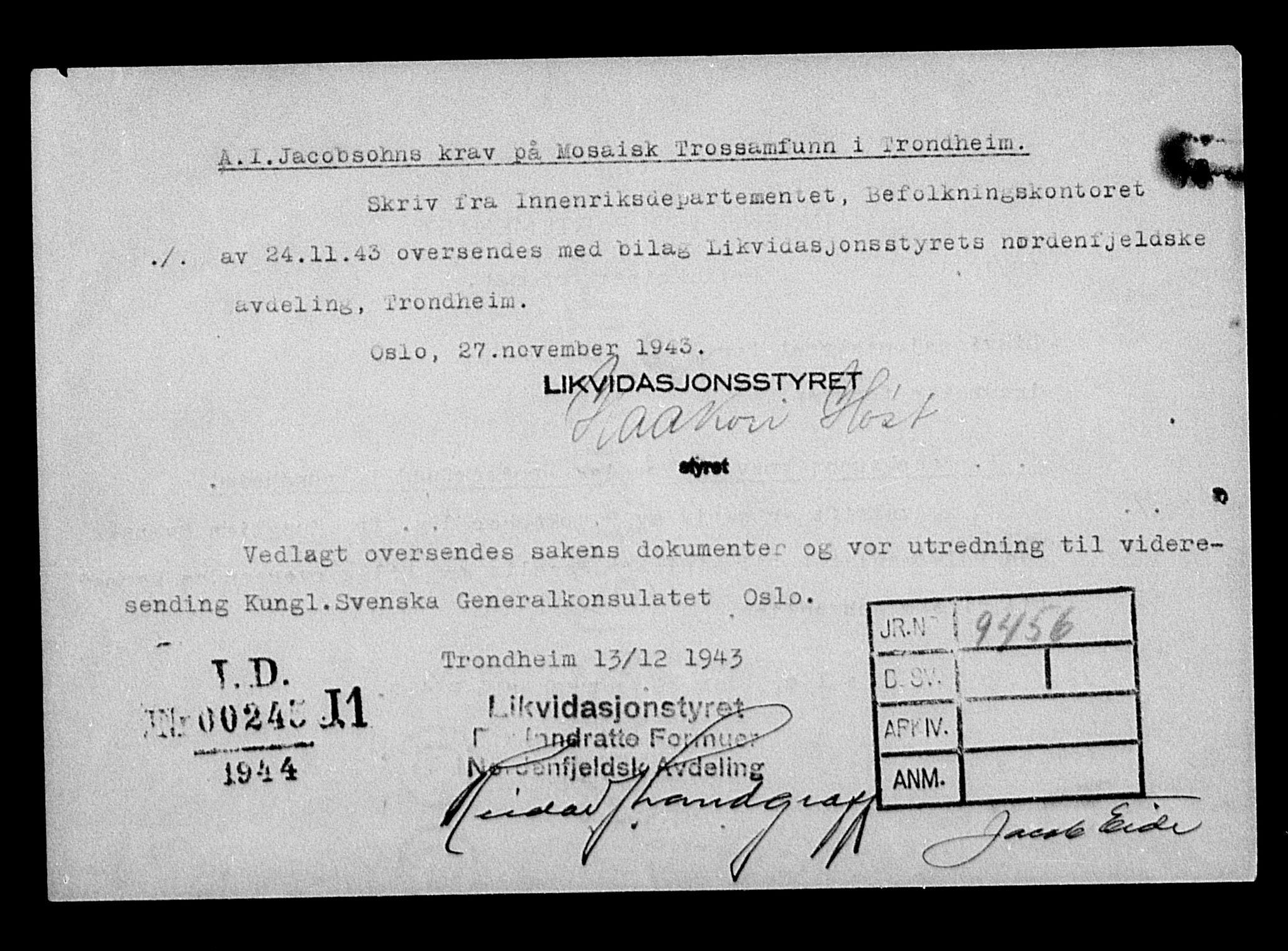 Justisdepartementet, Tilbakeføringskontoret for inndratte formuer, AV/RA-S-1564/H/Hc/Hca/L0898: --, 1945-1947, s. 554