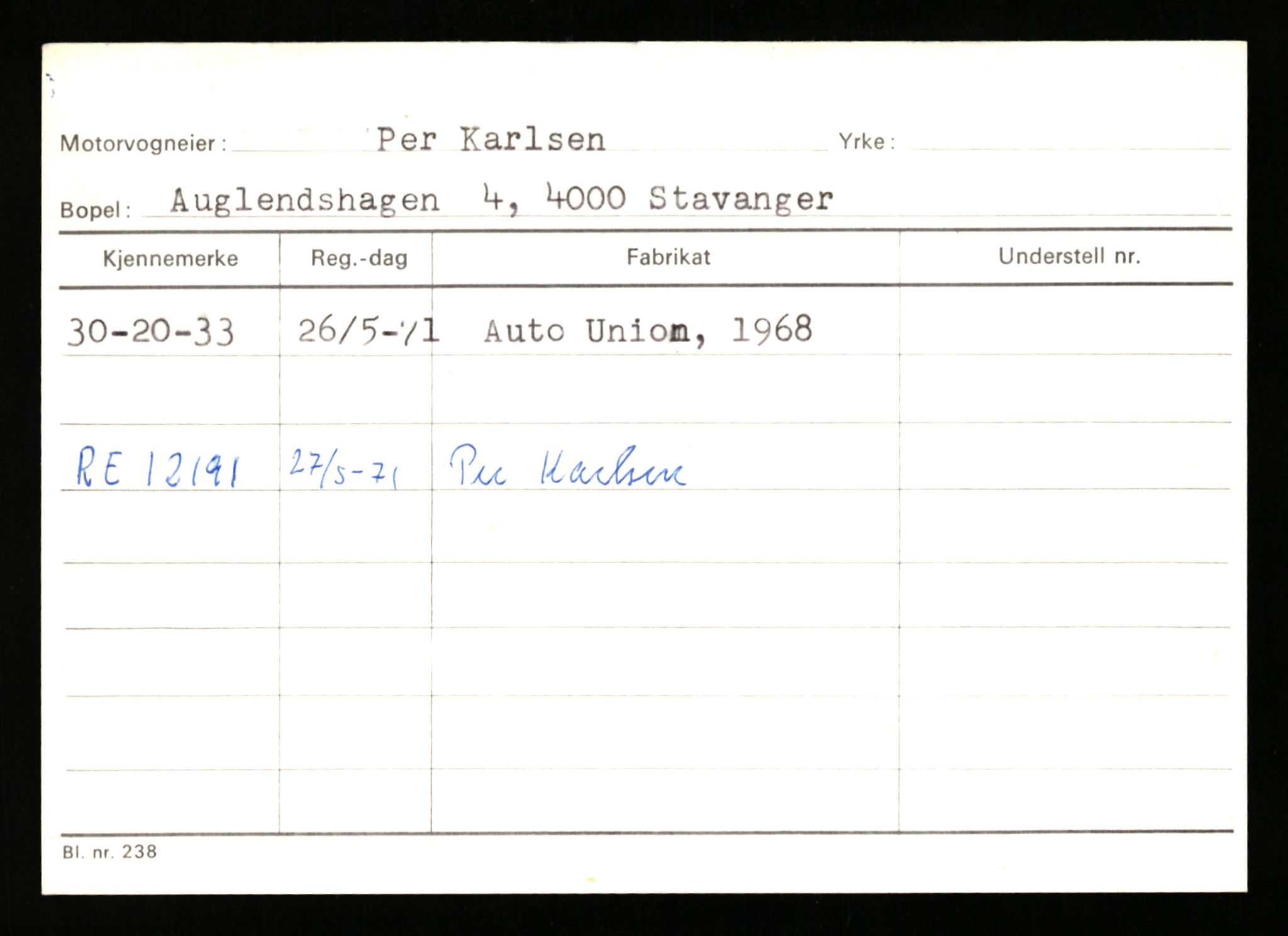 Stavanger trafikkstasjon, AV/SAST-A-101942/0/G/L0011: Registreringsnummer: 240000 - 363477, 1930-1971, s. 1317