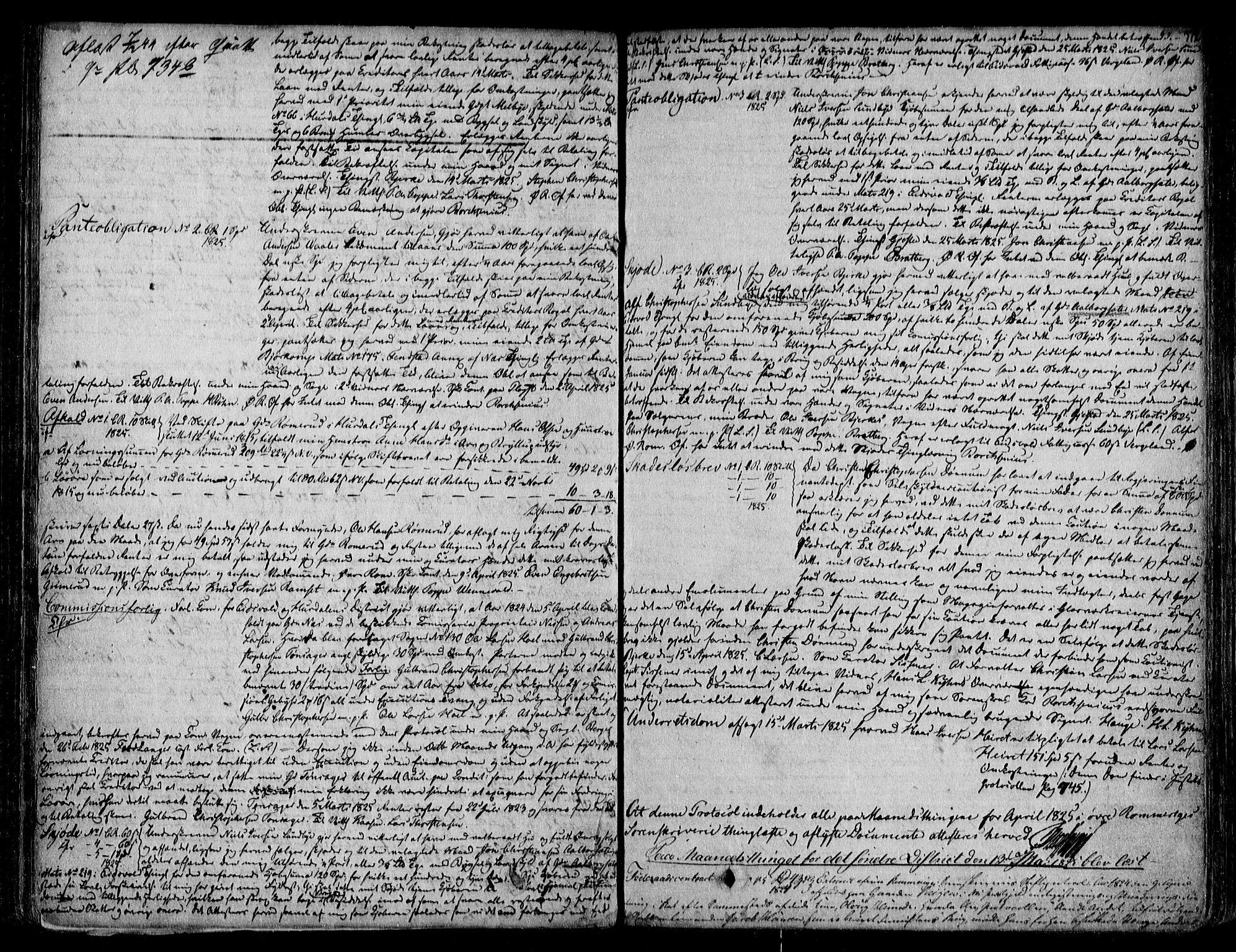 Øvre Romerike sorenskriveri, SAO/A-10649/G/Gb/L0007: Pantebok nr. 7, 1820-1829, s. 372