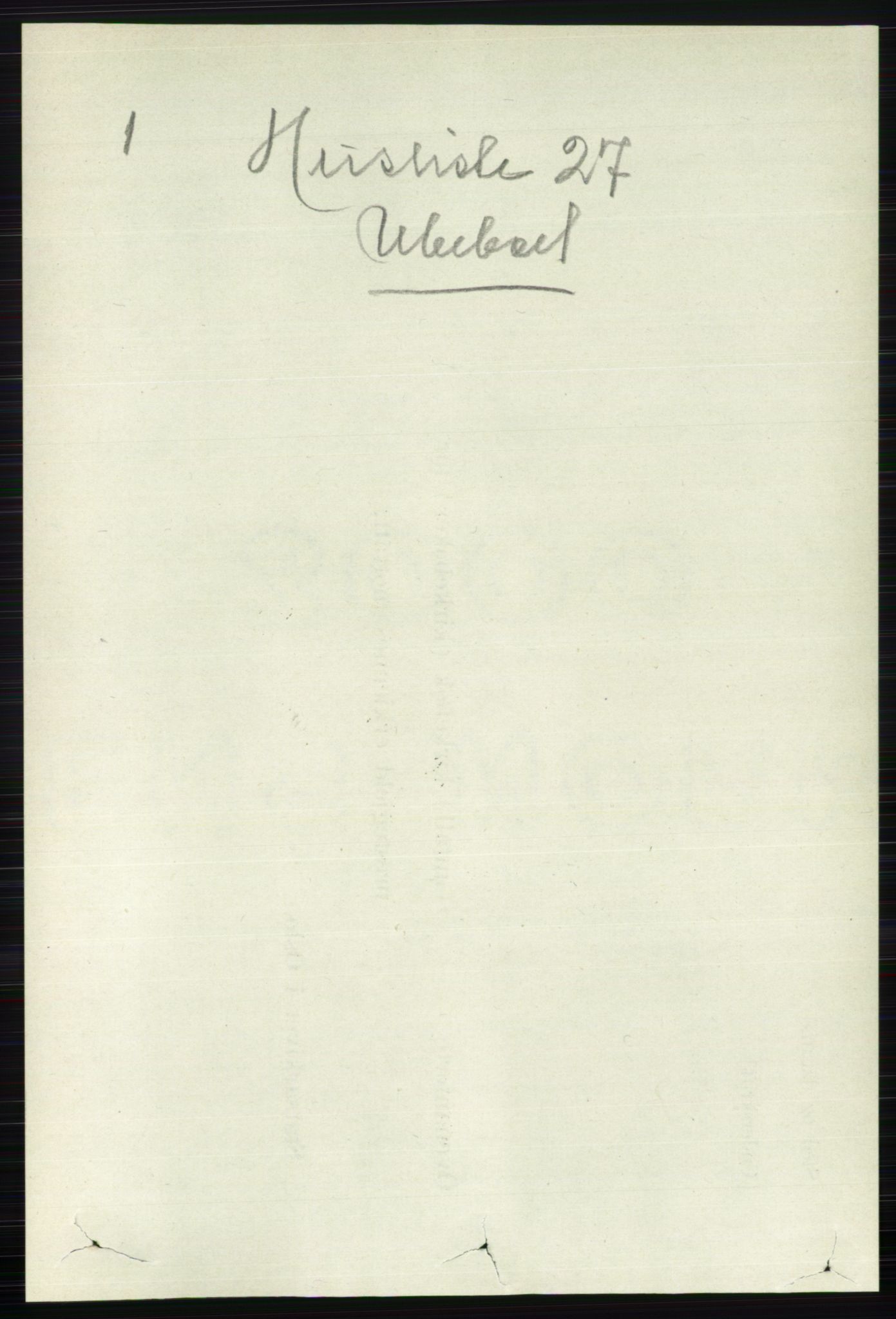 RA, Folketelling 1891 for 0542 Nord-Aurdal herred, 1891, s. 258