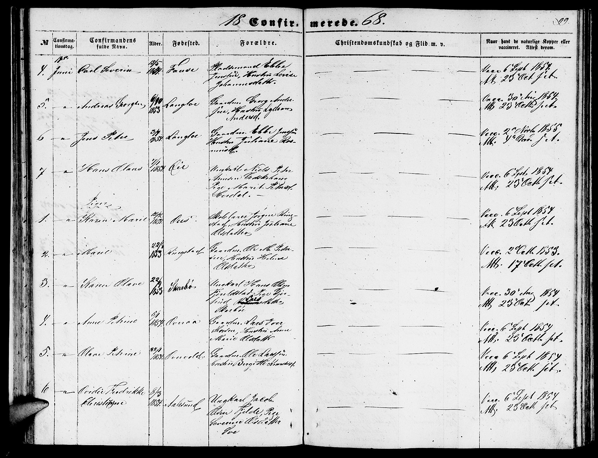 Ministerialprotokoller, klokkerbøker og fødselsregistre - Møre og Romsdal, SAT/A-1454/520/L0291: Klokkerbok nr. 520C03, 1854-1881, s. 99