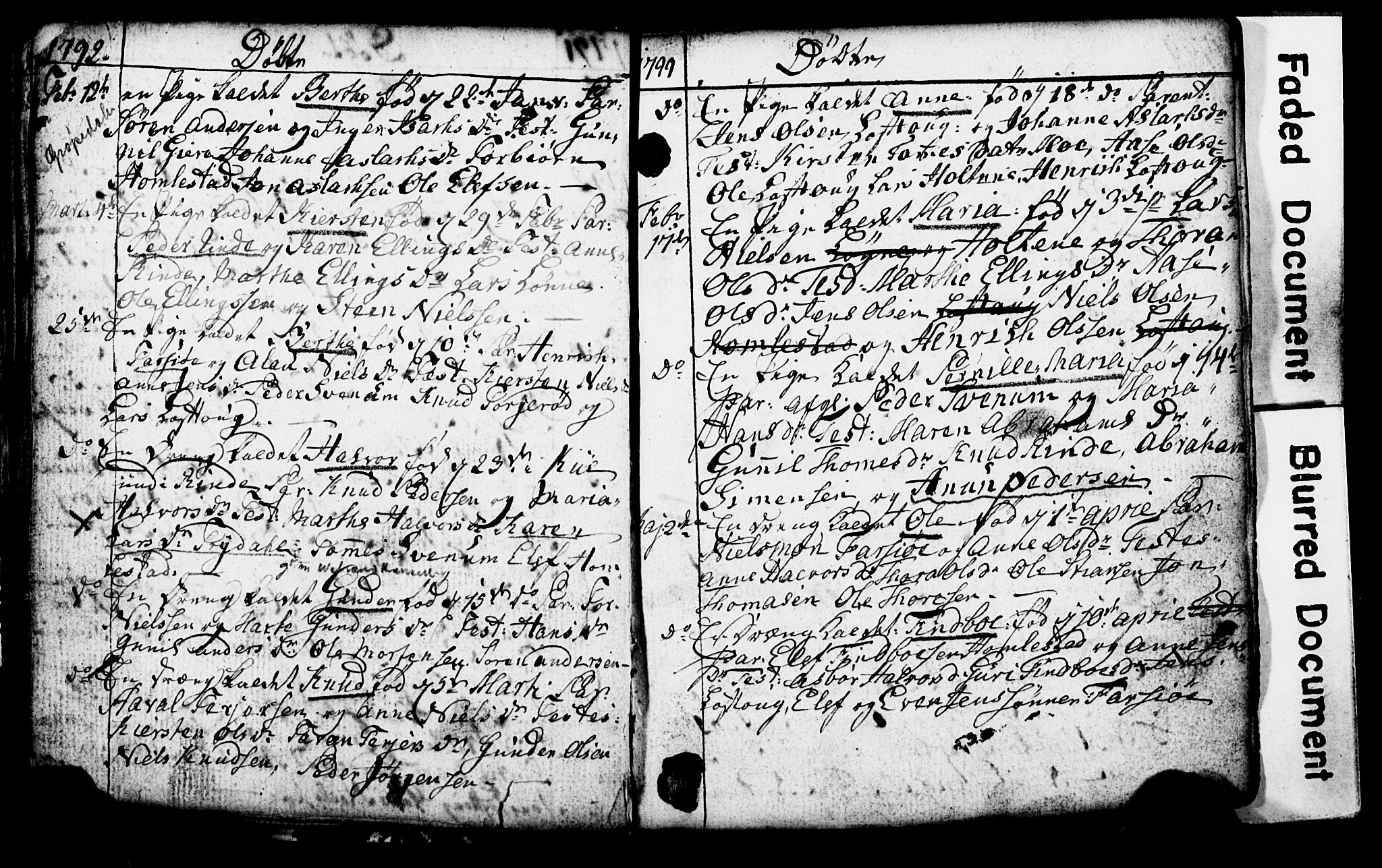 Sannidal kirkebøker, AV/SAKO-A-296/G/Ga/L0001: Klokkerbok nr. 1, 1782-1816