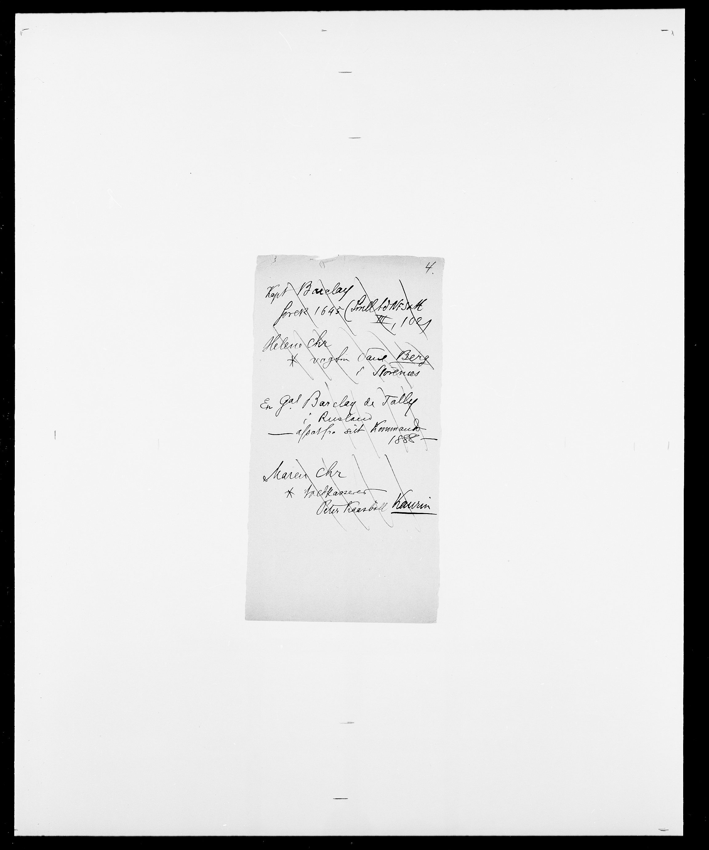 Delgobe, Charles Antoine - samling, AV/SAO-PAO-0038/D/Da/L0003: Barca - Bergen, s. 287