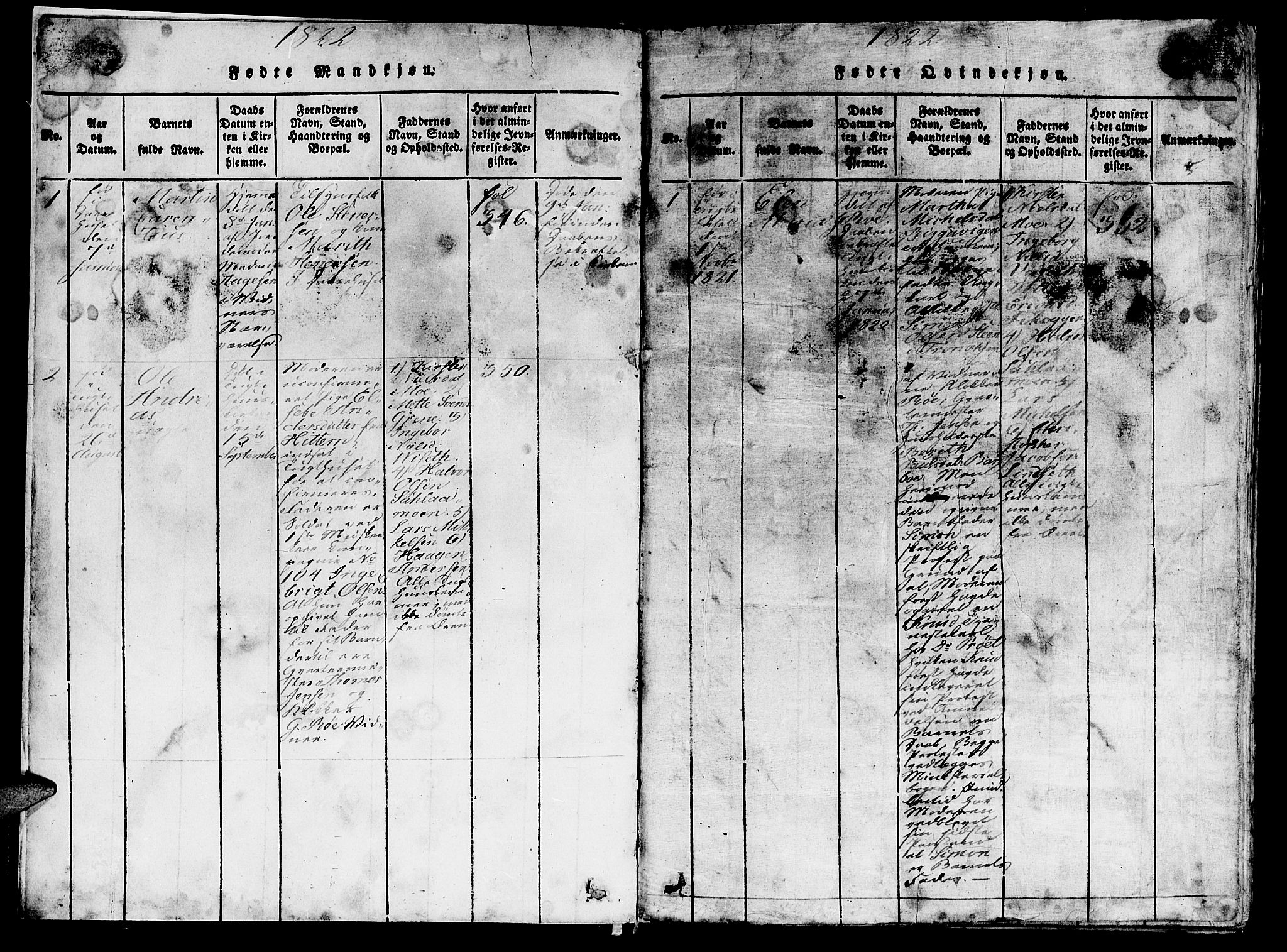Ministerialprotokoller, klokkerbøker og fødselsregistre - Sør-Trøndelag, SAT/A-1456/623/L0478: Klokkerbok nr. 623C01, 1815-1873, s. 8