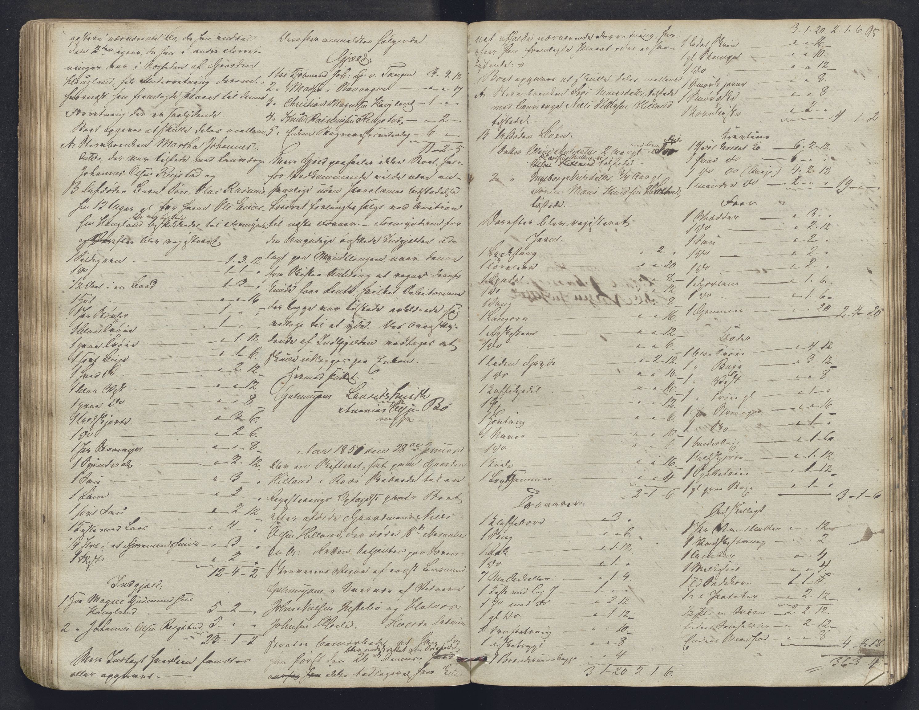 Nordhordland sorenskrivar, SAB/A-2901/1/H/Hb/L0017: Registreringsprotokollar, 1846-1852, s. 95