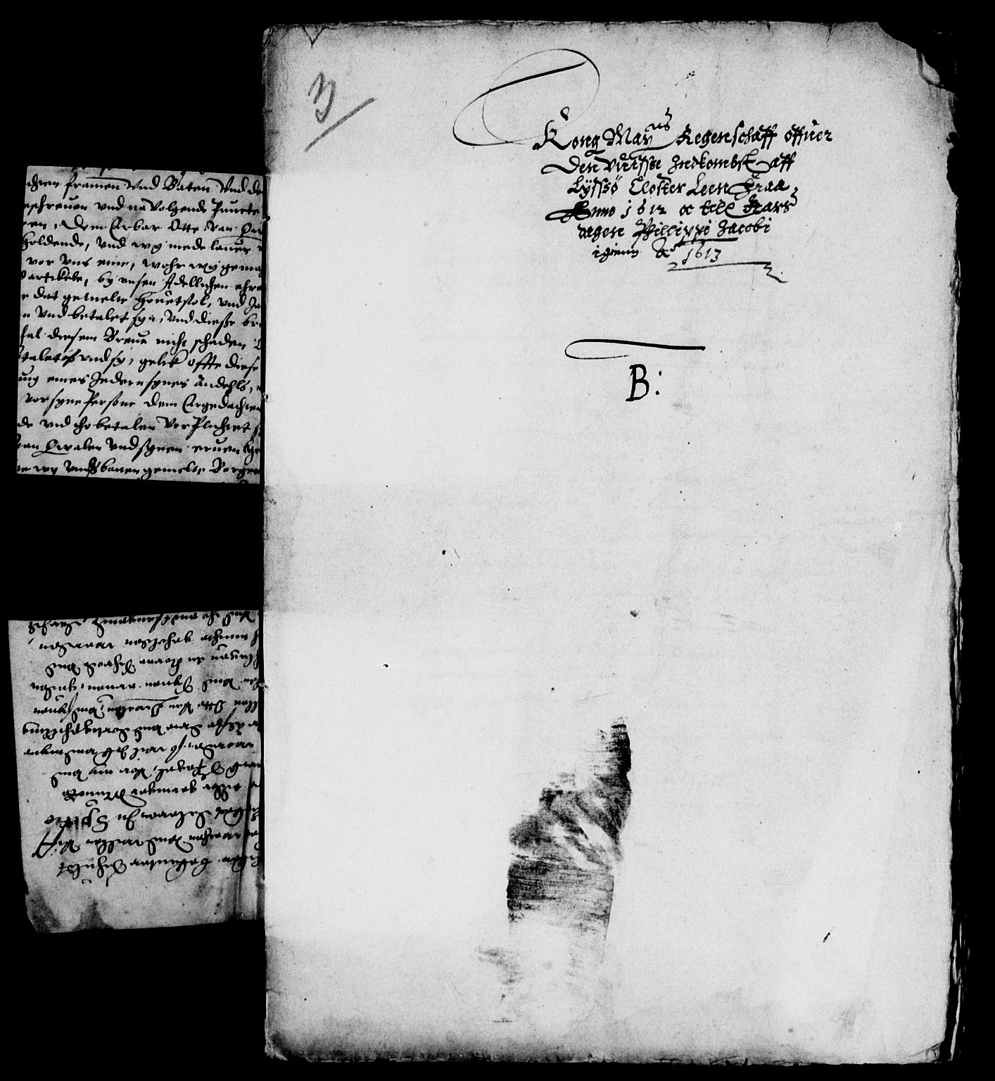 Rentekammeret inntil 1814, Reviderte regnskaper, Lensregnskaper, AV/RA-EA-5023/R/Rb/Rbt/L0012: Bergenhus len, 1611-1613