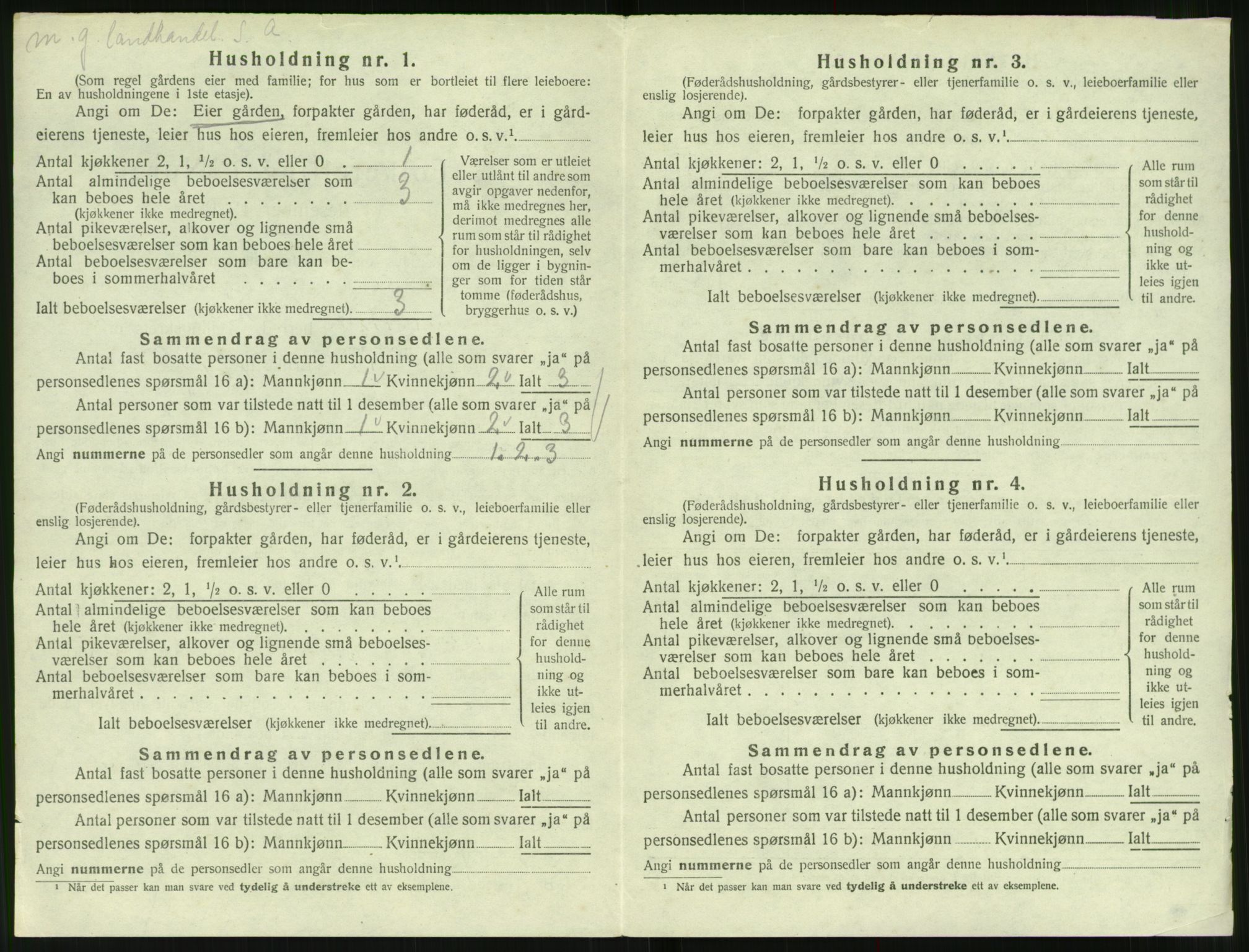 SAT, Folketelling 1920 for 1516 Ulstein herred, 1920, s. 555