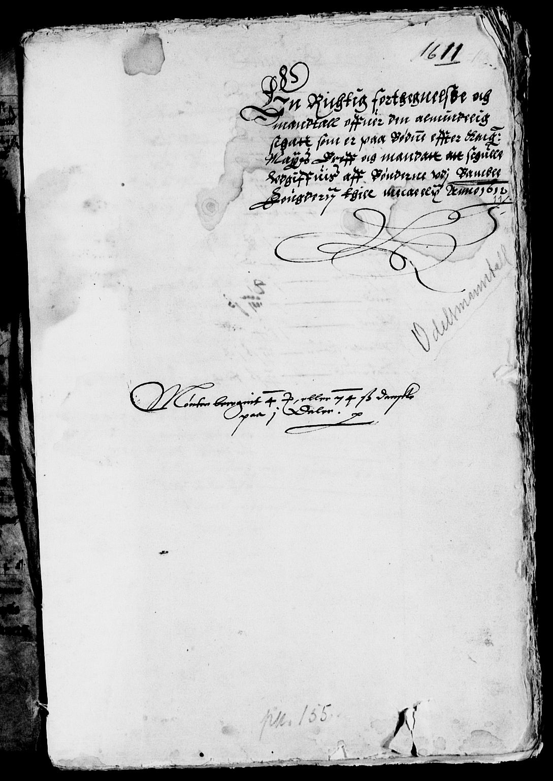 Rentekammeret inntil 1814, Reviderte regnskaper, Lensregnskaper, AV/RA-EA-5023/R/Rb/Rbp/L0004: Bratsberg len, 1610-1613