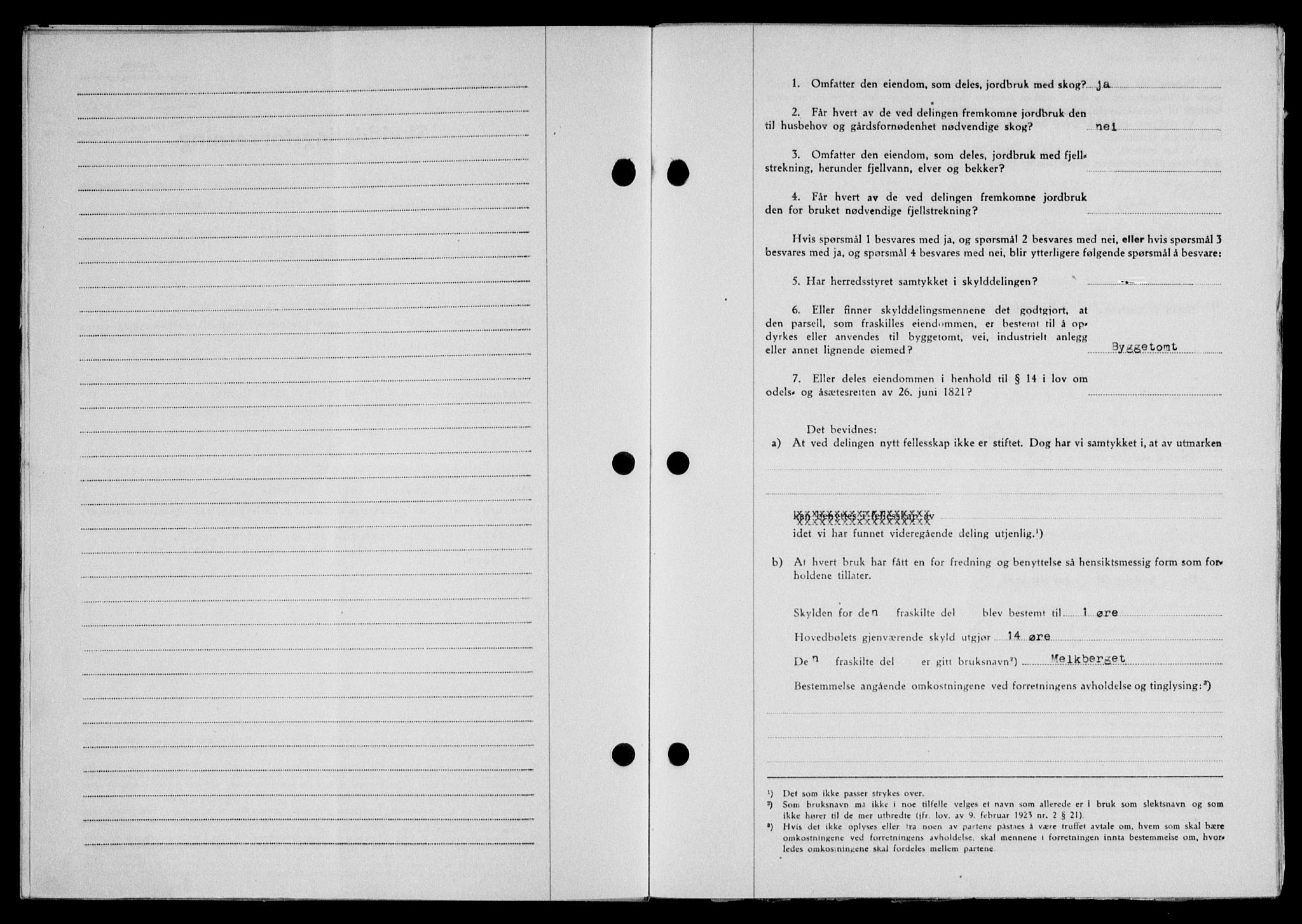 Lofoten sorenskriveri, SAT/A-0017/1/2/2C/L0014a: Pantebok nr. 14a, 1946-1946, Dagboknr: 1289/1946