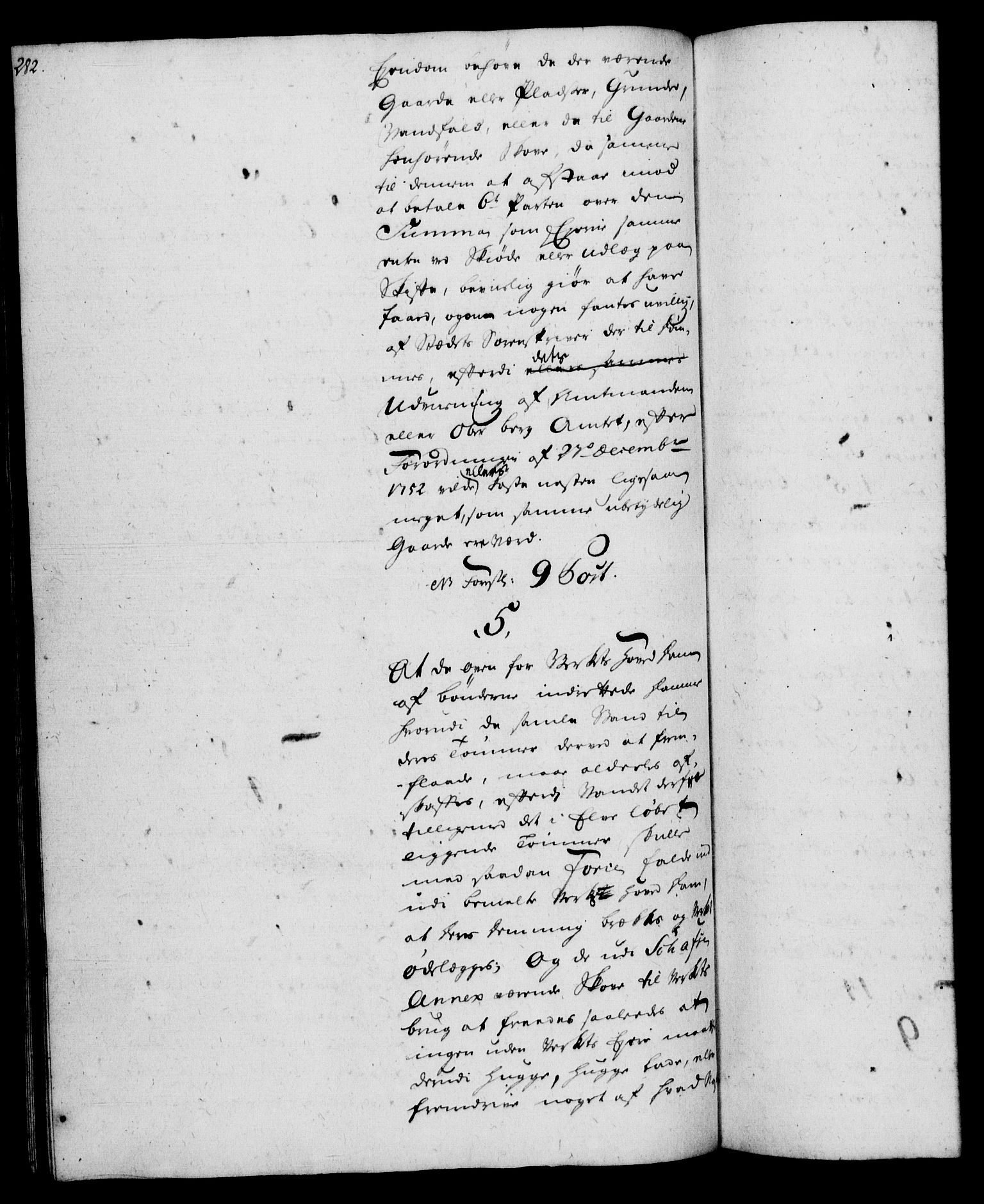 Rentekammeret, Kammerkanselliet, AV/RA-EA-3111/G/Gh/Gha/L0032: Norsk ekstraktmemorialprotokoll (merket RK 53.77), 1753-1755, s. 282