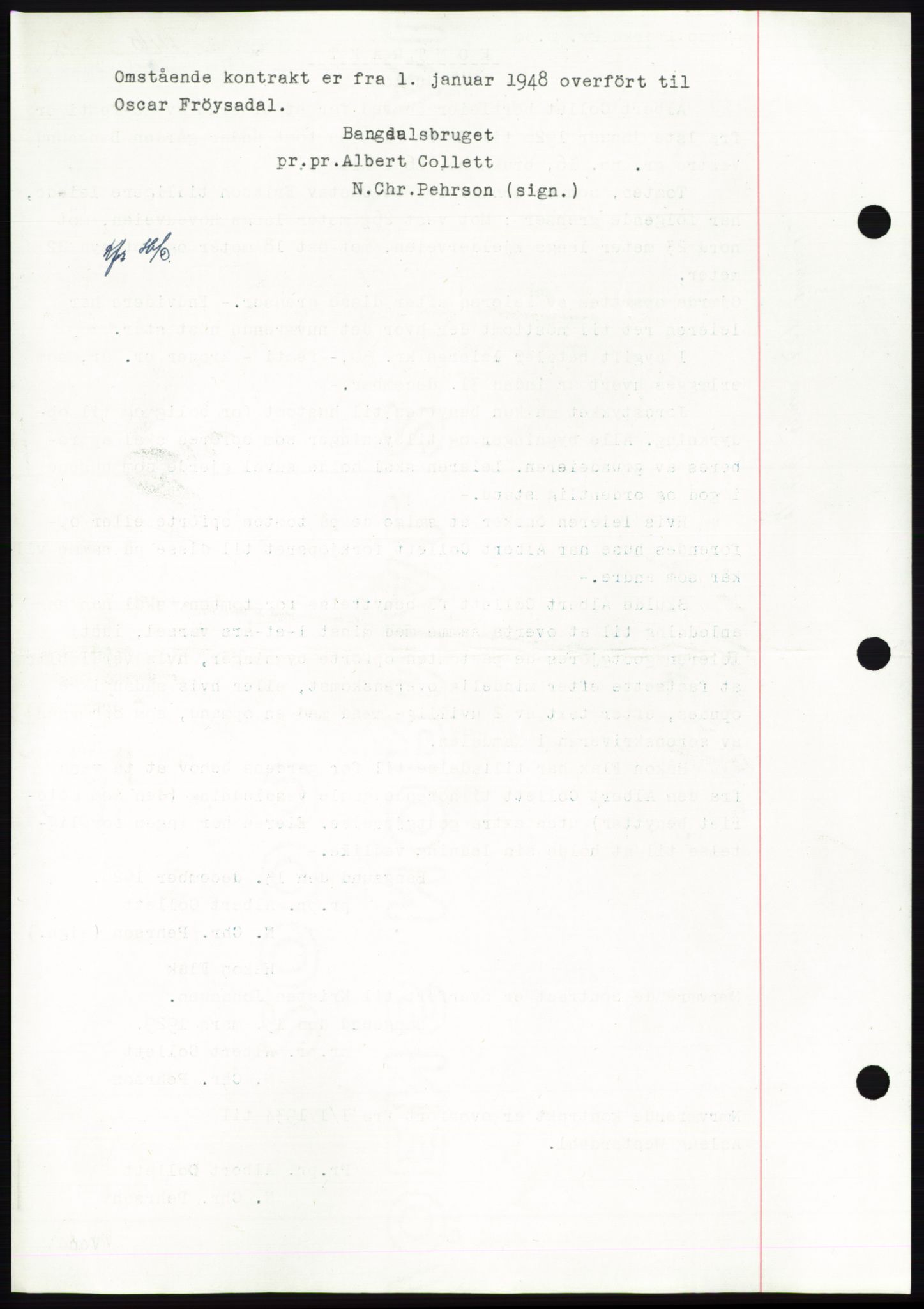 Namdal sorenskriveri, SAT/A-4133/1/2/2C: Pantebok nr. -, 1947-1948, Dagboknr: 1116/1948