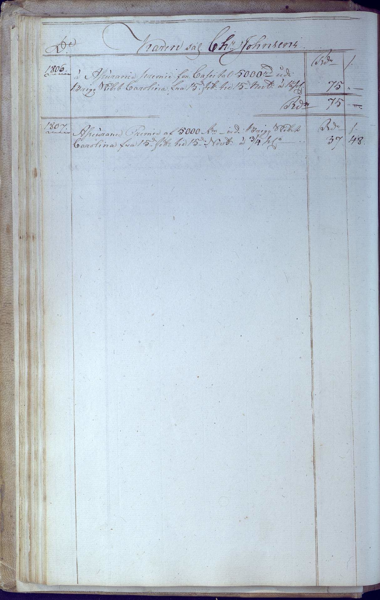 Oxefjordens indbyrdes Assuranceselskab, AAKS/PA-1060a/A/A01/L0001: Forhandlingsprotokoll med regnskap, 1806-1819, s. 22