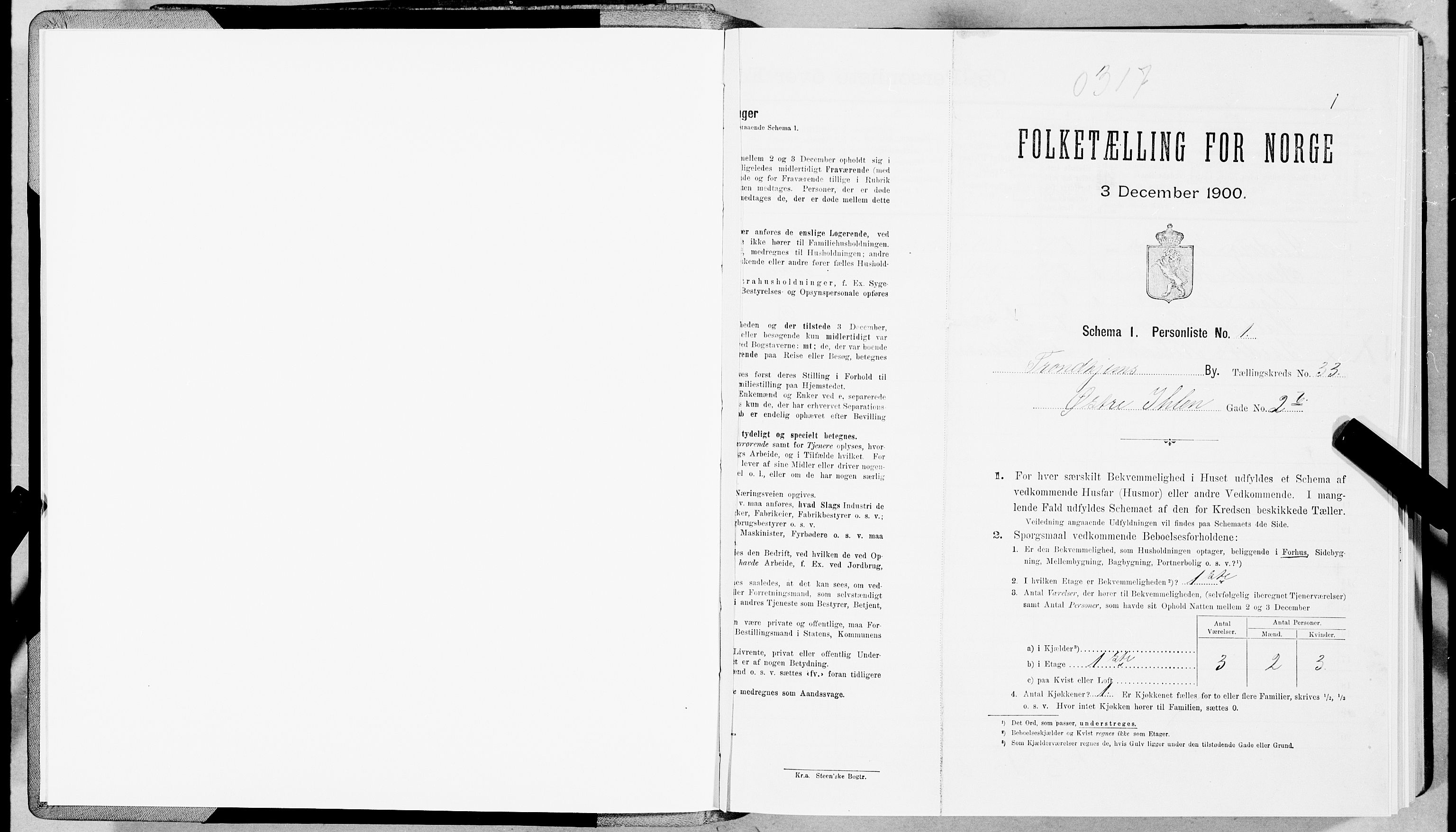 SAT, Folketelling 1900 for 1601 Trondheim kjøpstad, 1900, s. 5321