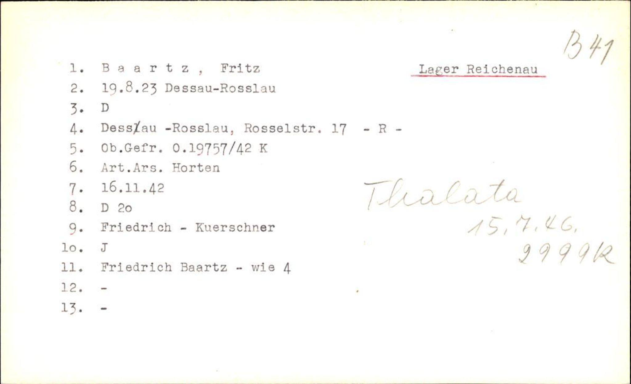 Hjemsendte tyskere , RA/RAFA-6487/D/Db/L0006: Adam-Zimmerman + Ableiter-Barta, 1945-1947, s. 802
