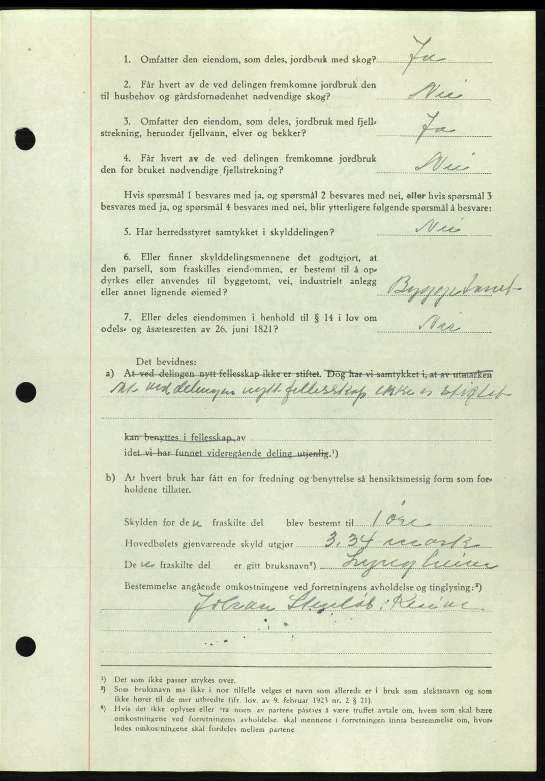 Romsdal sorenskriveri, AV/SAT-A-4149/1/2/2C: Pantebok nr. A14, 1943-1943, Dagboknr: 1582/1943