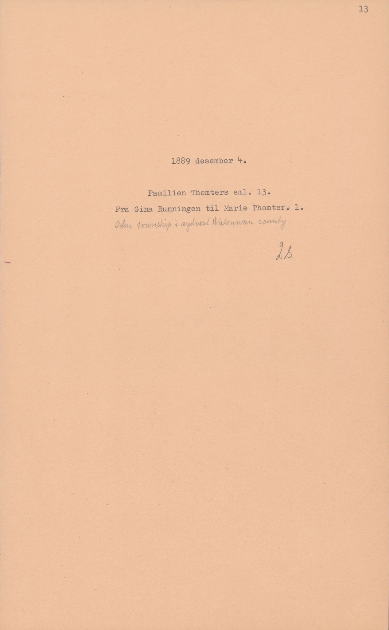 Samlinger til kildeutgivelse, Amerikabrevene, AV/RA-EA-4057/F/L0015: Innlån fra Oppland: Sæteren - Vigerust, 1838-1914, s. 353