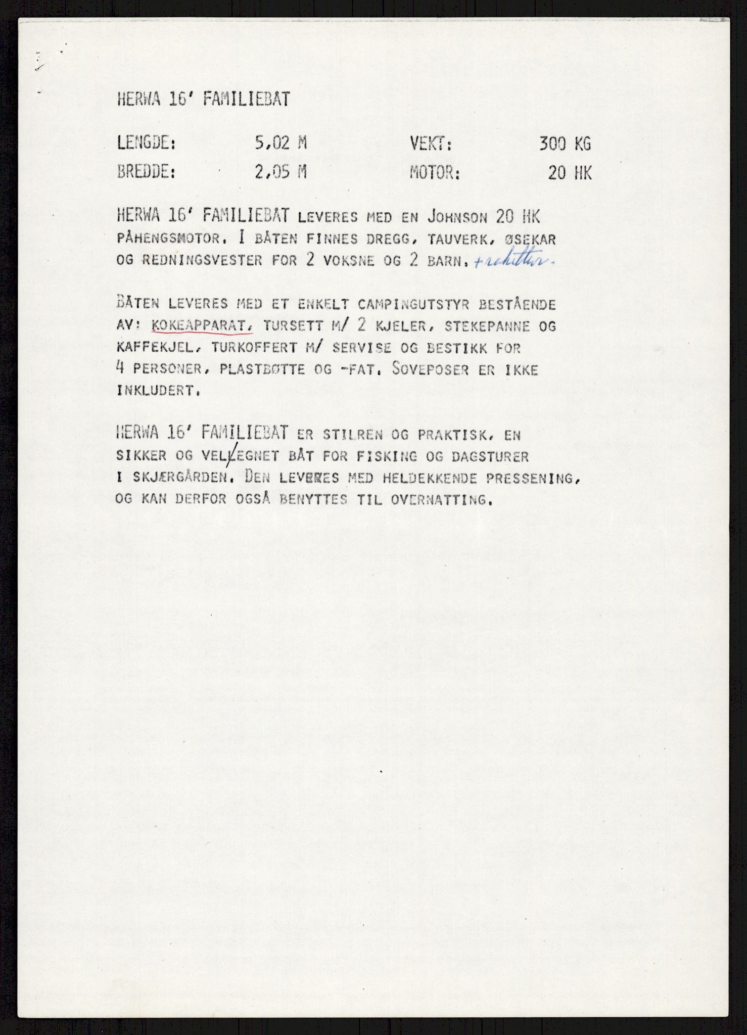 Sjøfartsdirektoratet med forløpere, generelt arkiv, AV/RA-S-1407/D/Du/Duc/L0641/0004: Skipskontrollen - Forskrifter    / Utleiebåter (2 mapper), 1977-1989, s. 243