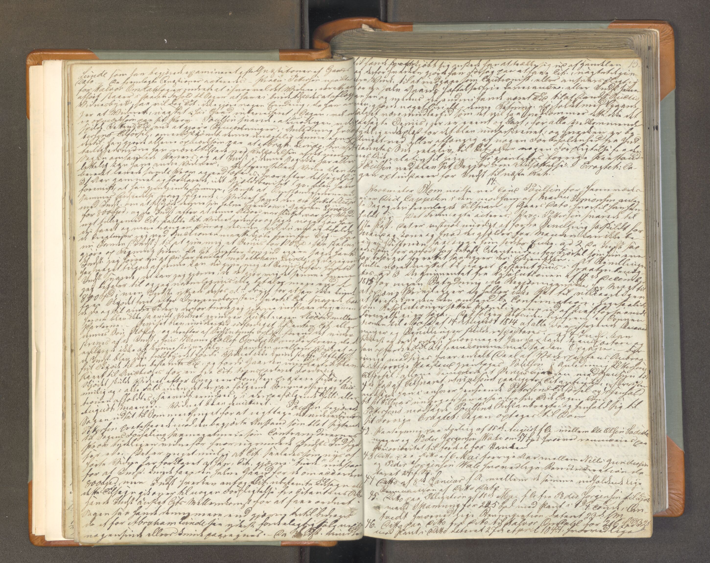 Nedre Telemark sorenskriveri, AV/SAKO-A-135/F/Fa/L0043: Tingbok, 1845-1850, s. 12b-13a