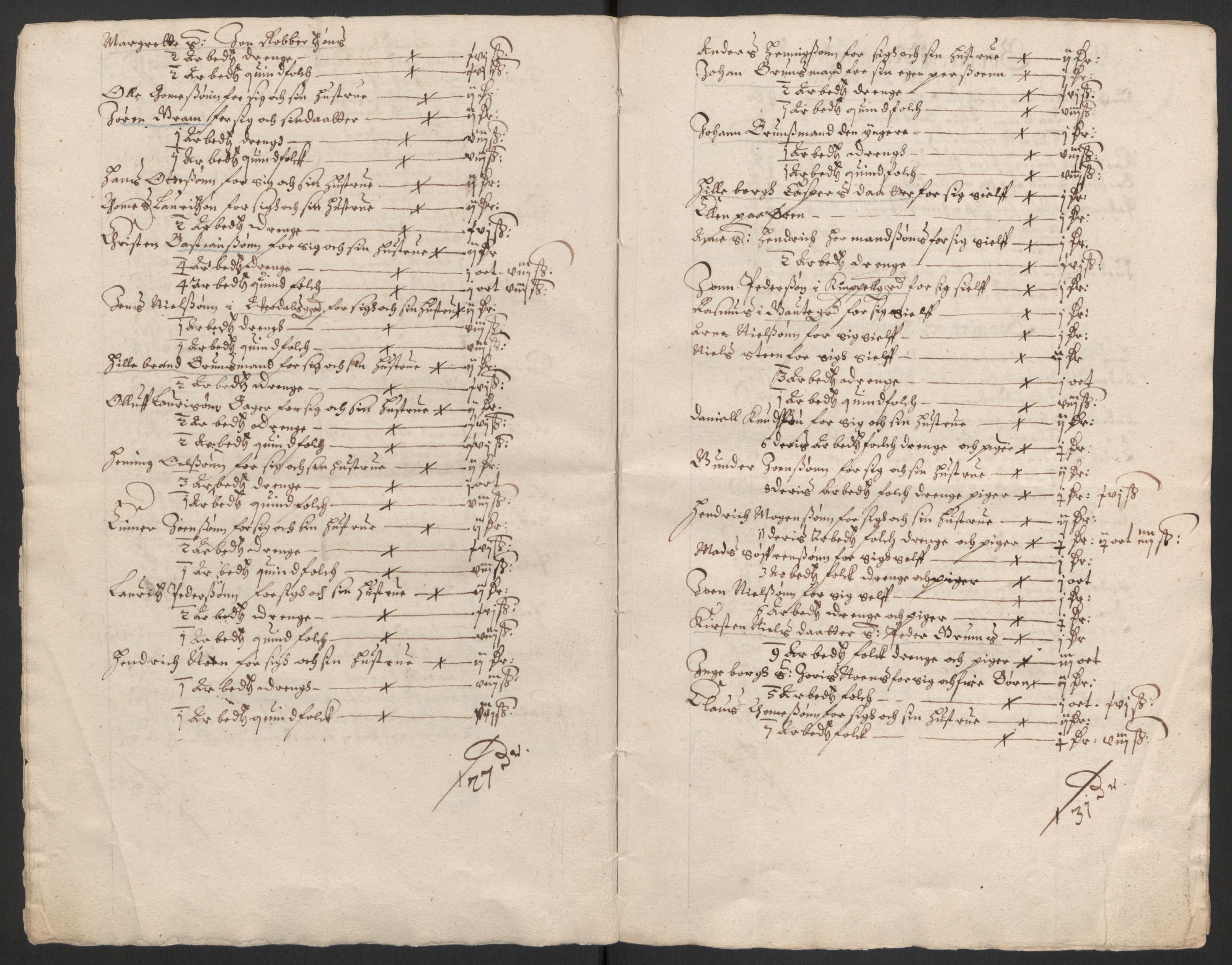 Rentekammeret inntil 1814, Reviderte regnskaper, Byregnskaper, RA/EA-4066/R/Rs/L0504: [S1] Kontribusjonsregnskap, 1631-1684, s. 12