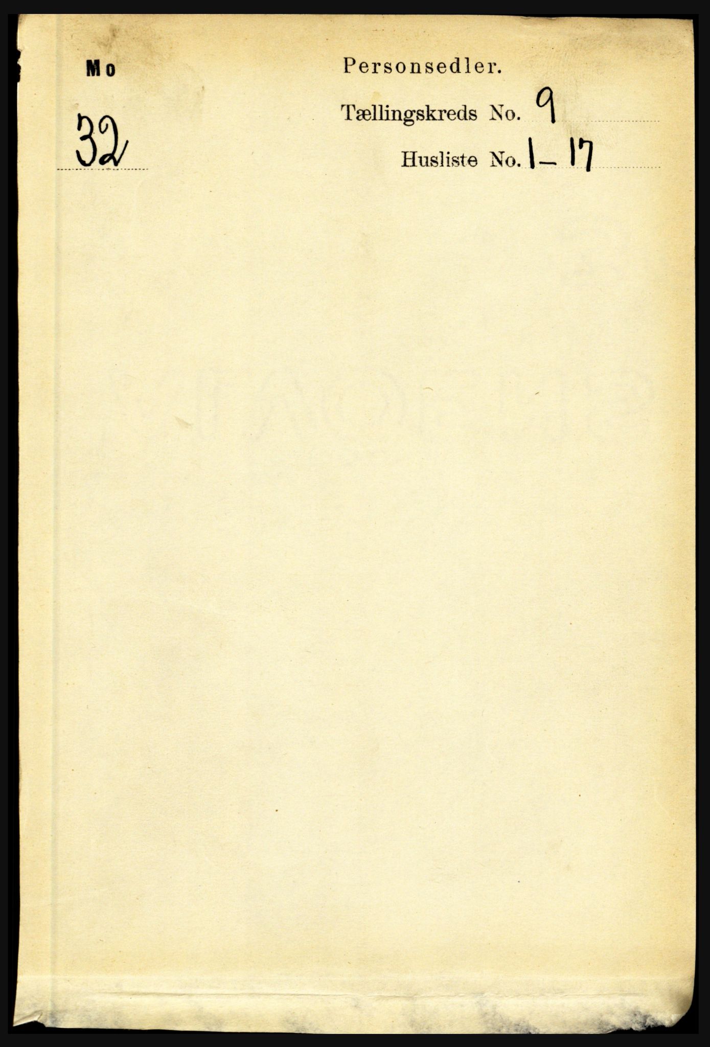RA, Folketelling 1891 for 1833 Mo herred, 1891, s. 3600