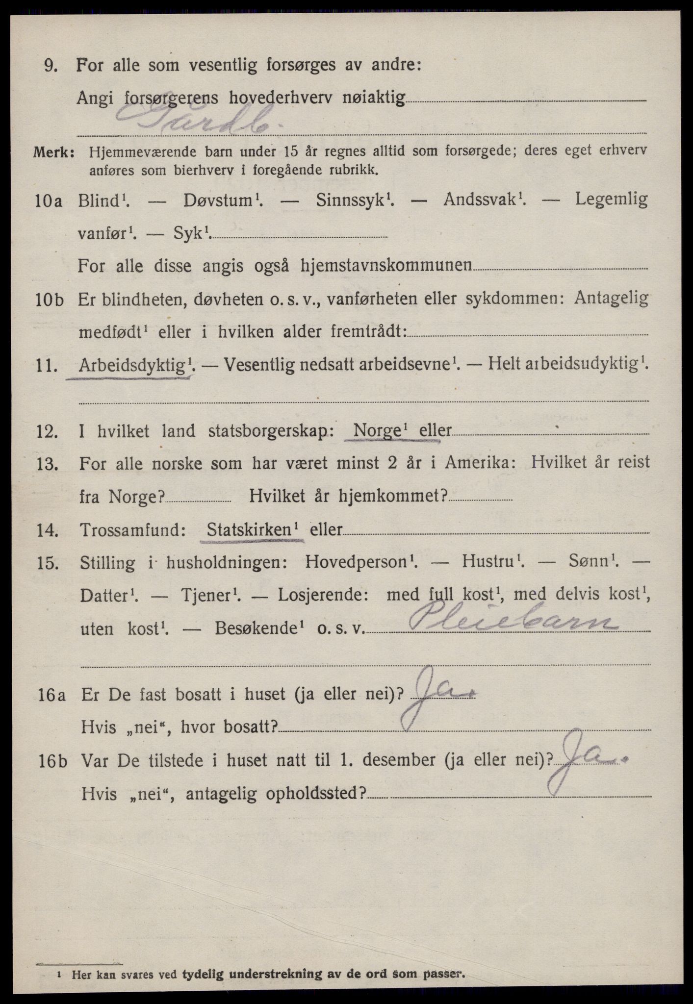 SAT, Folketelling 1920 for 1550 Hustad herred, 1920, s. 954