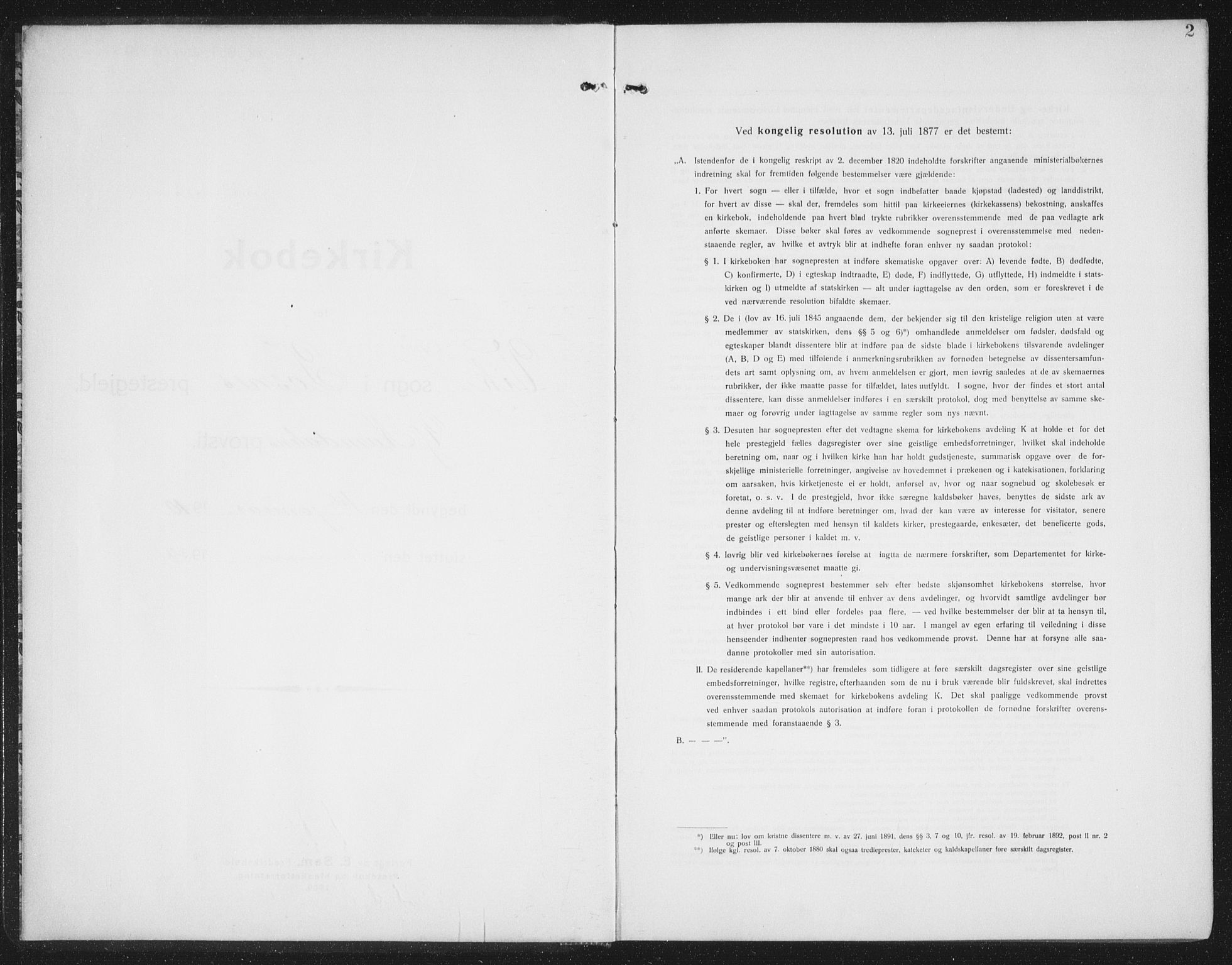 Ministerialprotokoller, klokkerbøker og fødselsregistre - Nord-Trøndelag, SAT/A-1458/774/L0630: Klokkerbok nr. 774C01, 1910-1934, s. 2