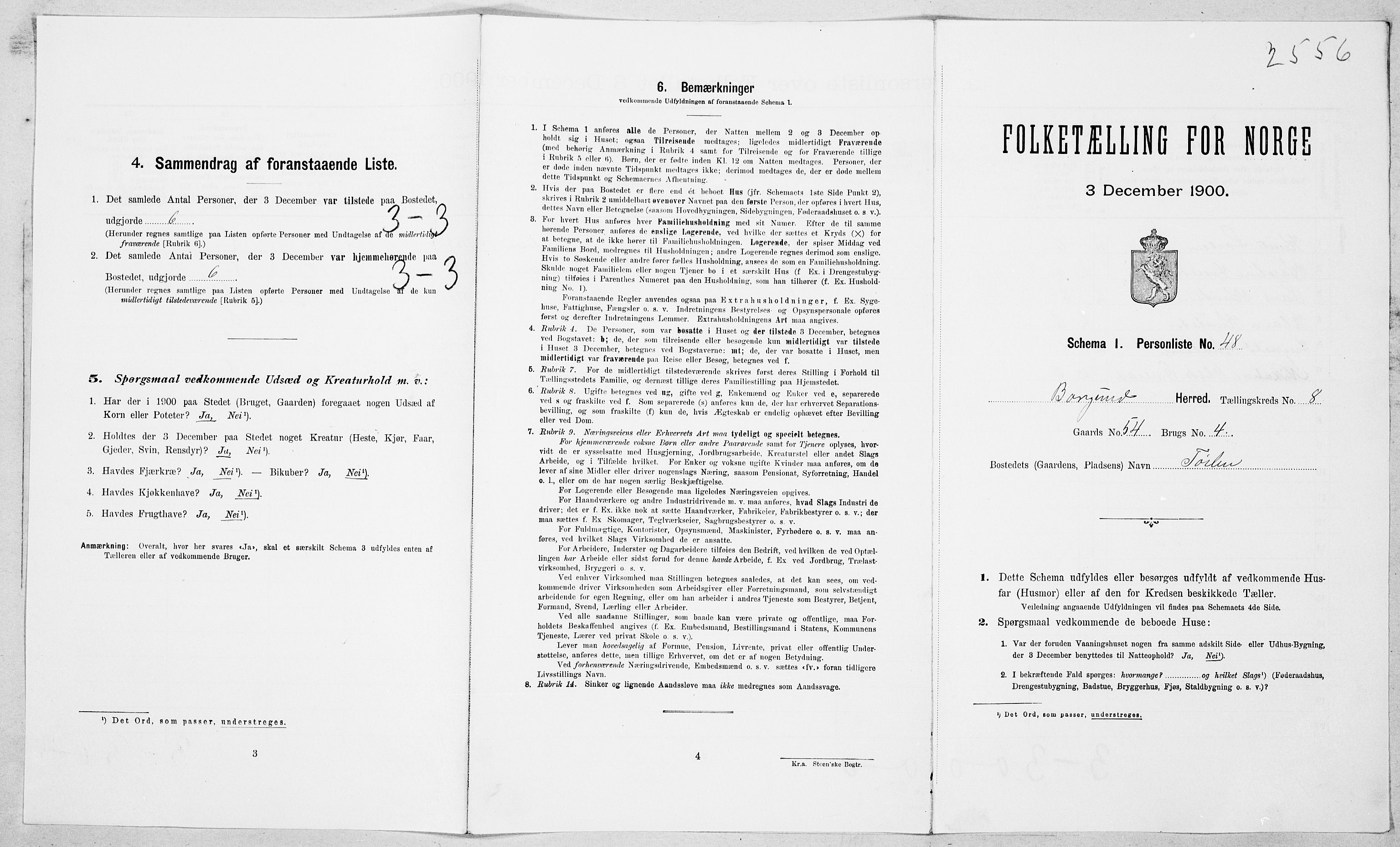 SAT, Folketelling 1900 for 1531 Borgund herred, 1900, s. 901