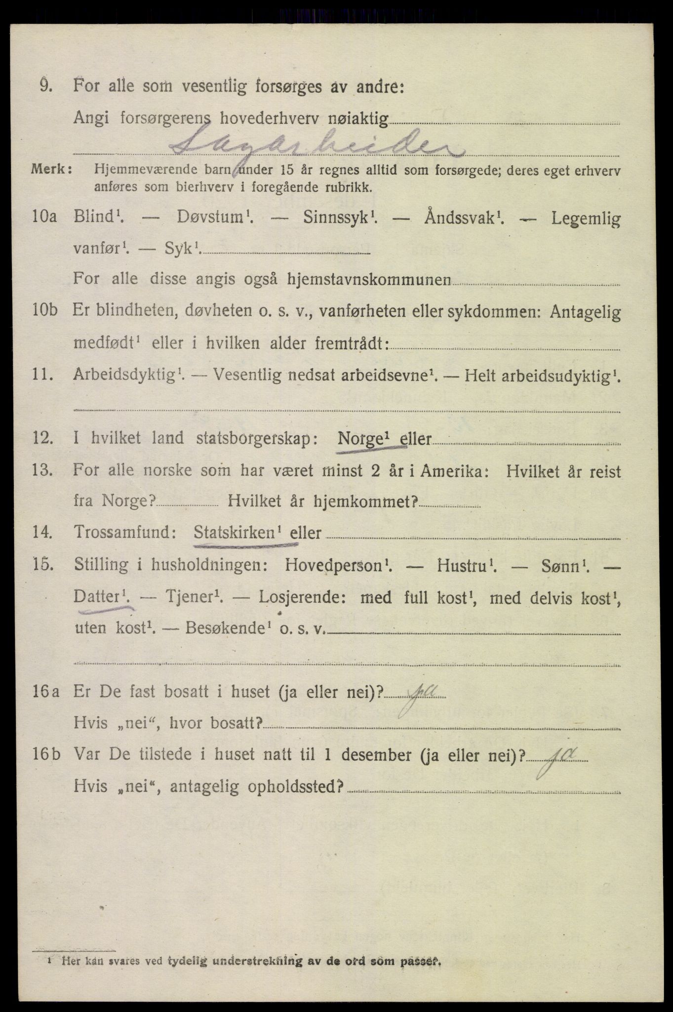 SAK, Folketelling 1920 for 0922 Hisøy herred, 1920, s. 2499