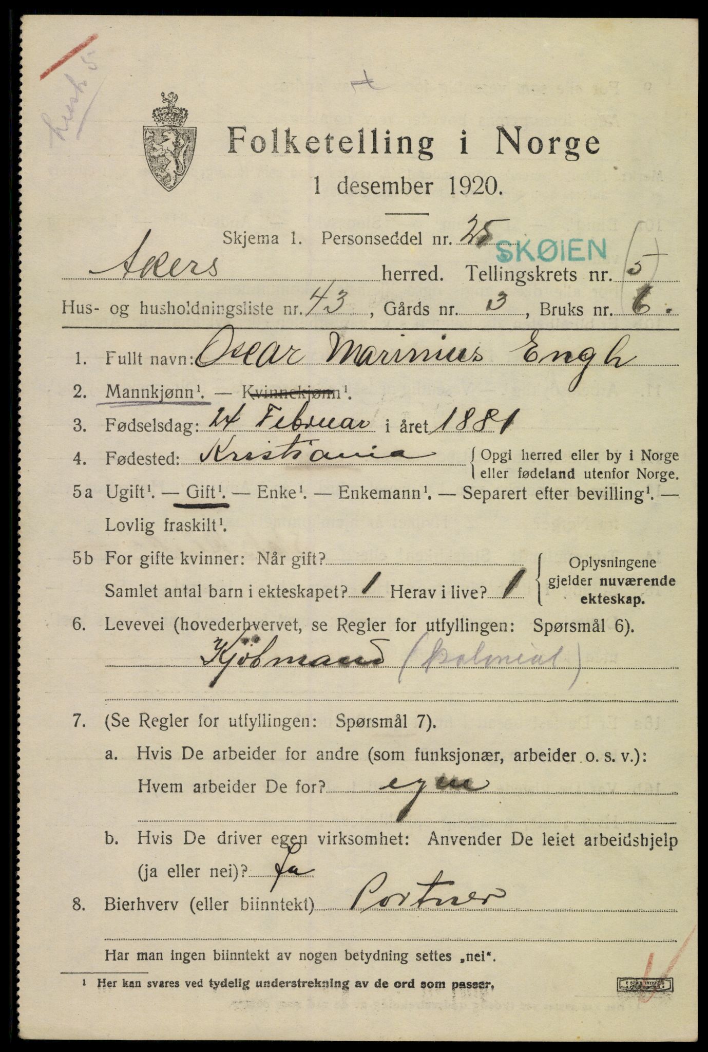 SAO, Folketelling 1920 for 0218 Aker herred, 1920, s. 31804