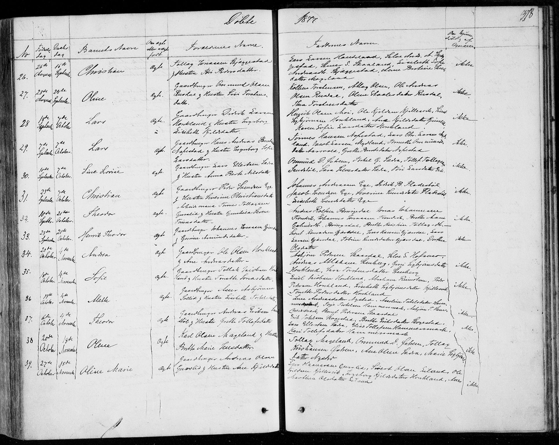 Lund sokneprestkontor, AV/SAST-A-101809/S06/L0009: Ministerialbok nr. A 8, 1853-1877, s. 378